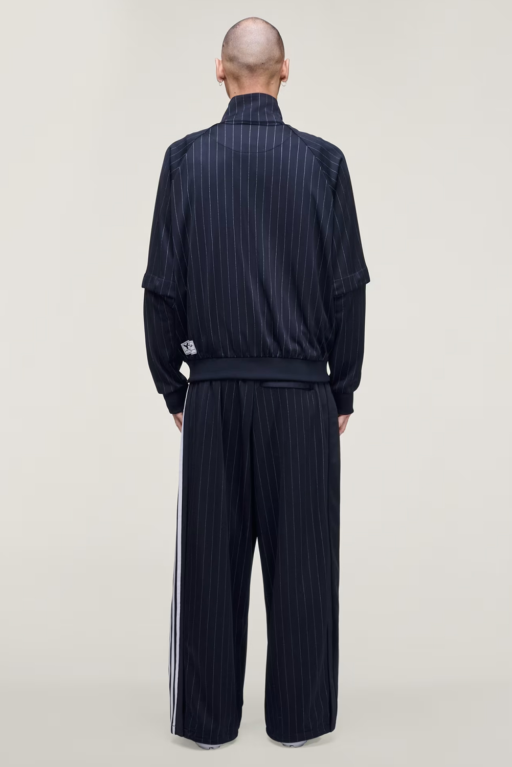 Y-3 Loose Fit Pinstripe Basketball Track Top