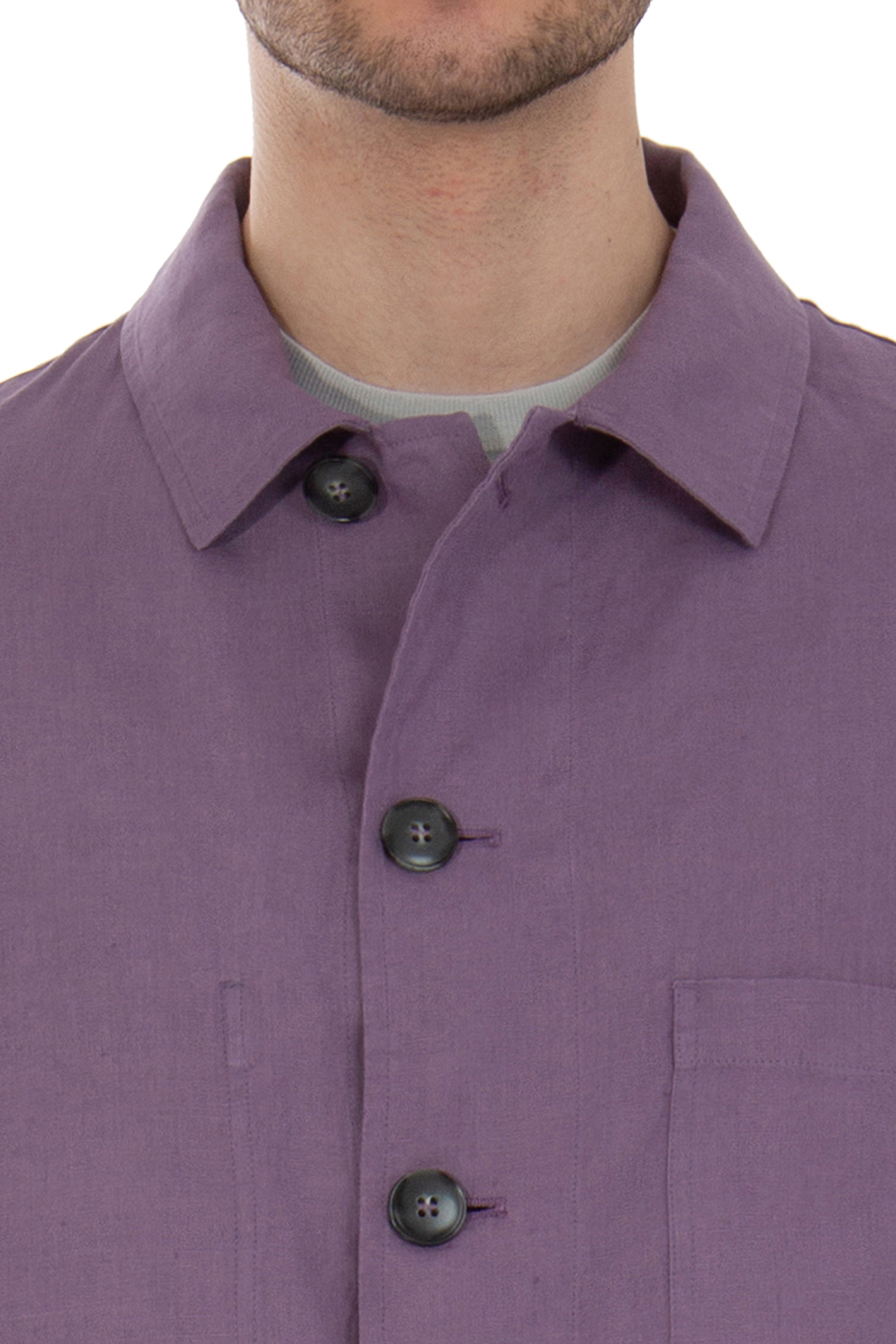 CANALI Relaxed Fit Linen Overshirt CANALI Relaxed Fit Linen Overshirt
