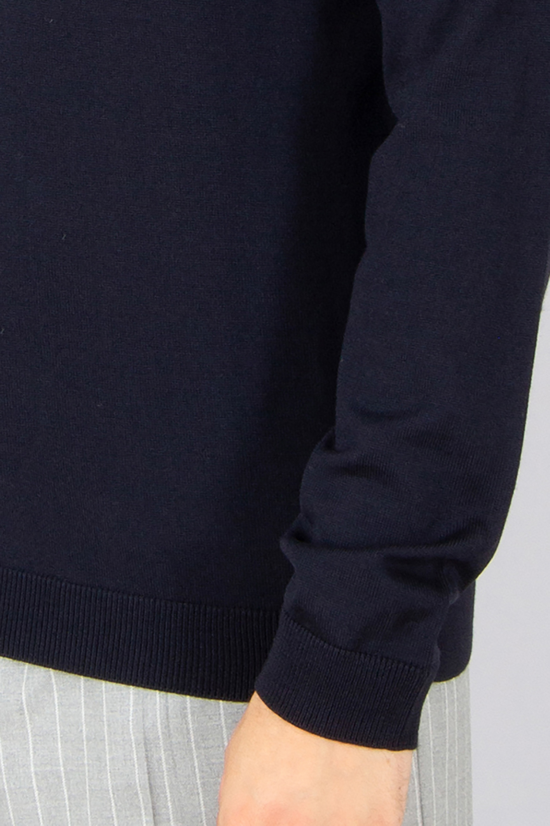 ROBERTO COLLINA Regular Fit Extra-Fine Wool Knit Polo Langarm, Ärmel, Strickwaren, Pullover, Hosen