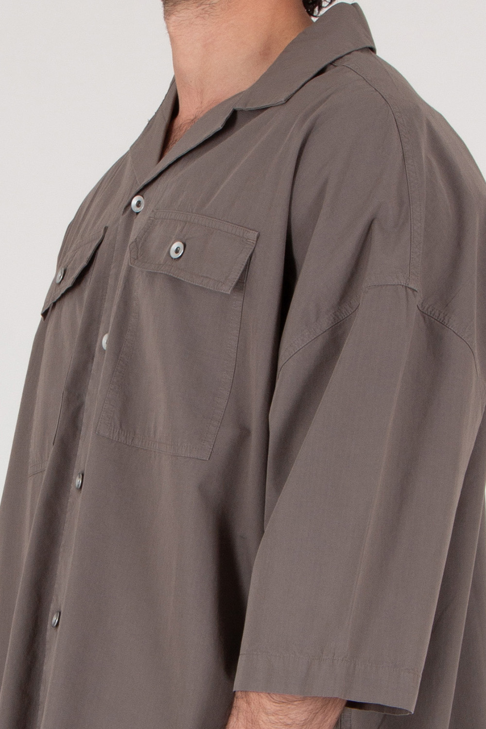 RICK OWENS DRKSHDW Oversized Organic Ripstop Cotton Shirt Magnum Tommy