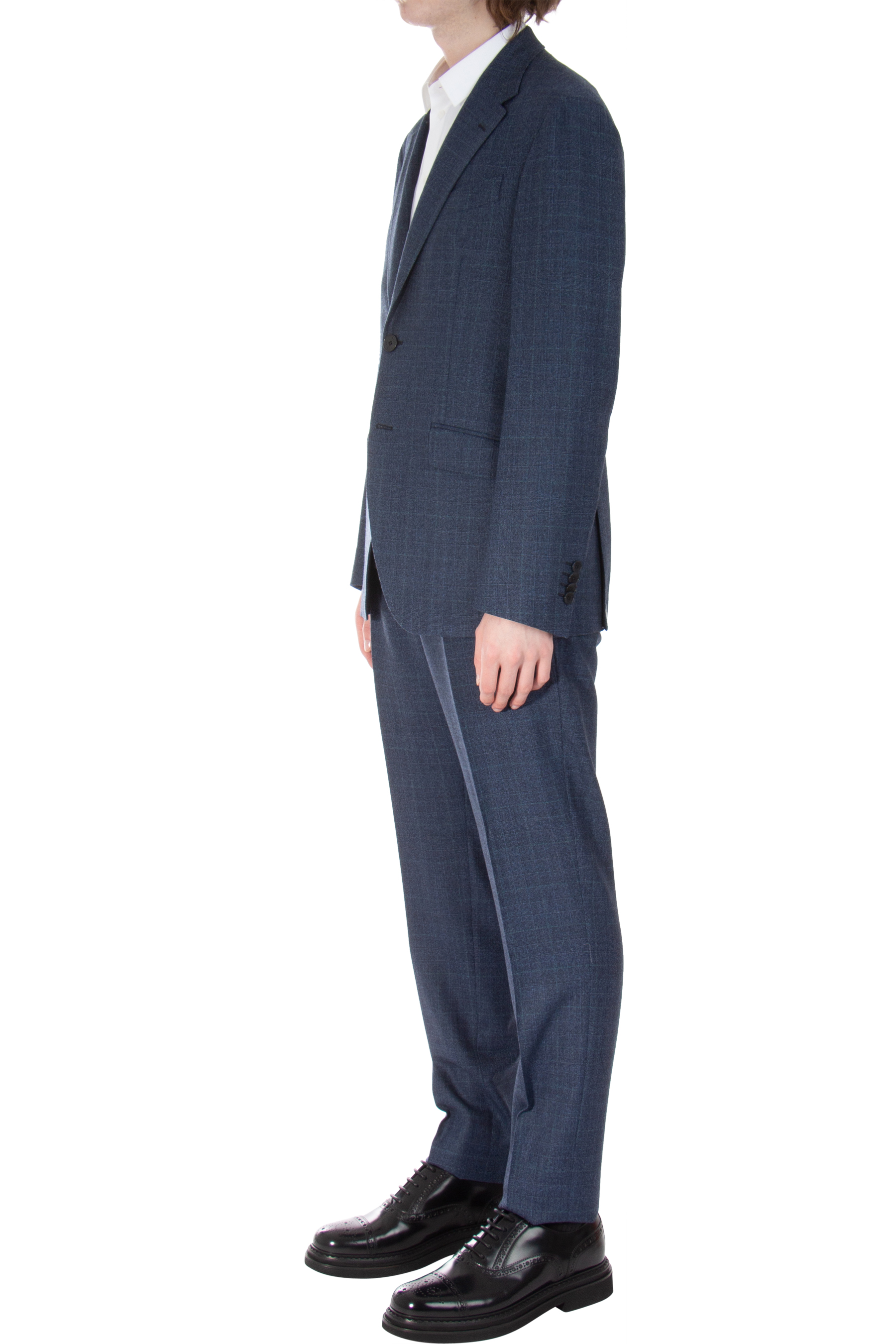 ETRO Checked Fleece Wool Suit ETRO Checked Fleece Wool Suit