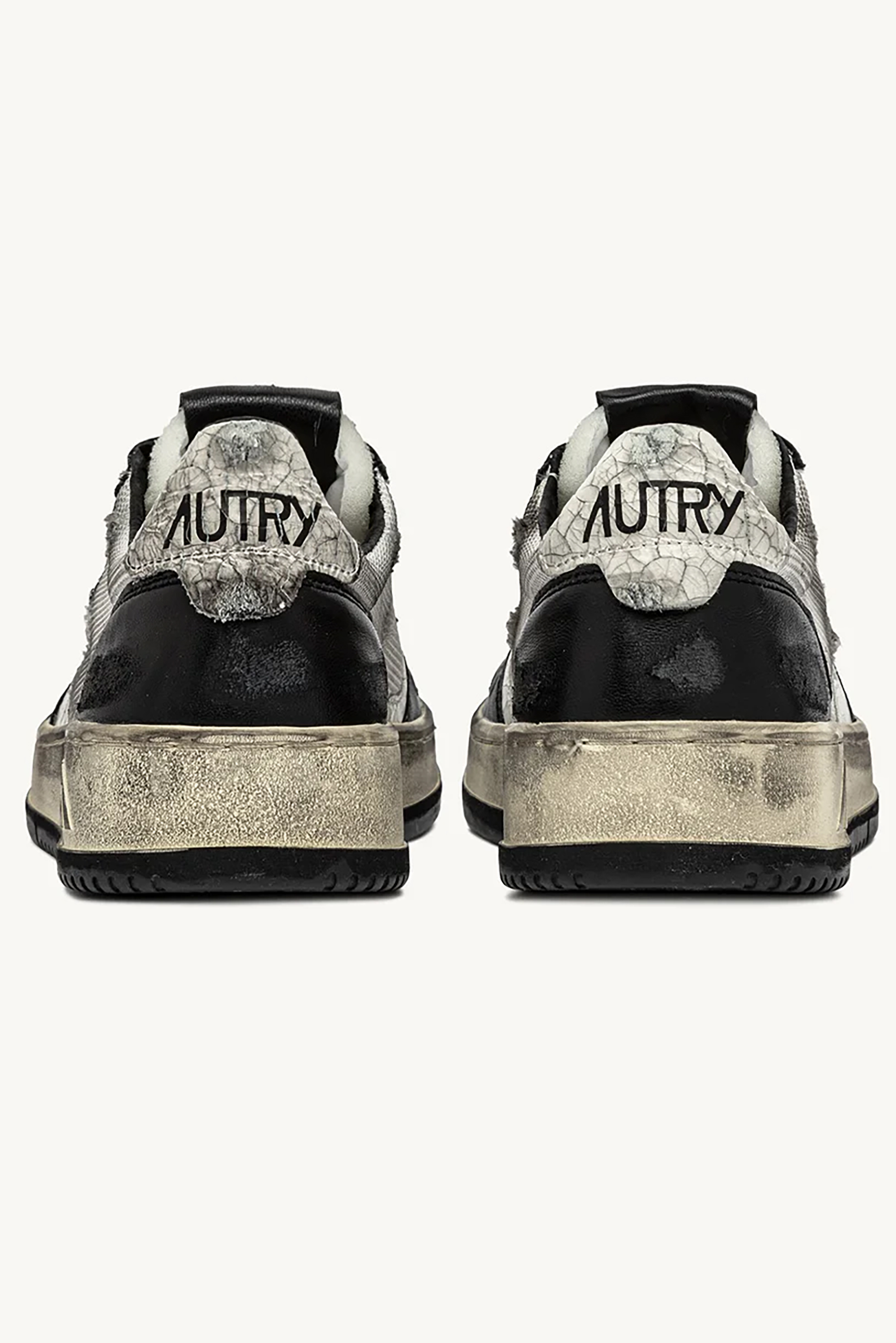 AUTRY Low Top Mesh & Leather Sneakers Medalist Super Vintage