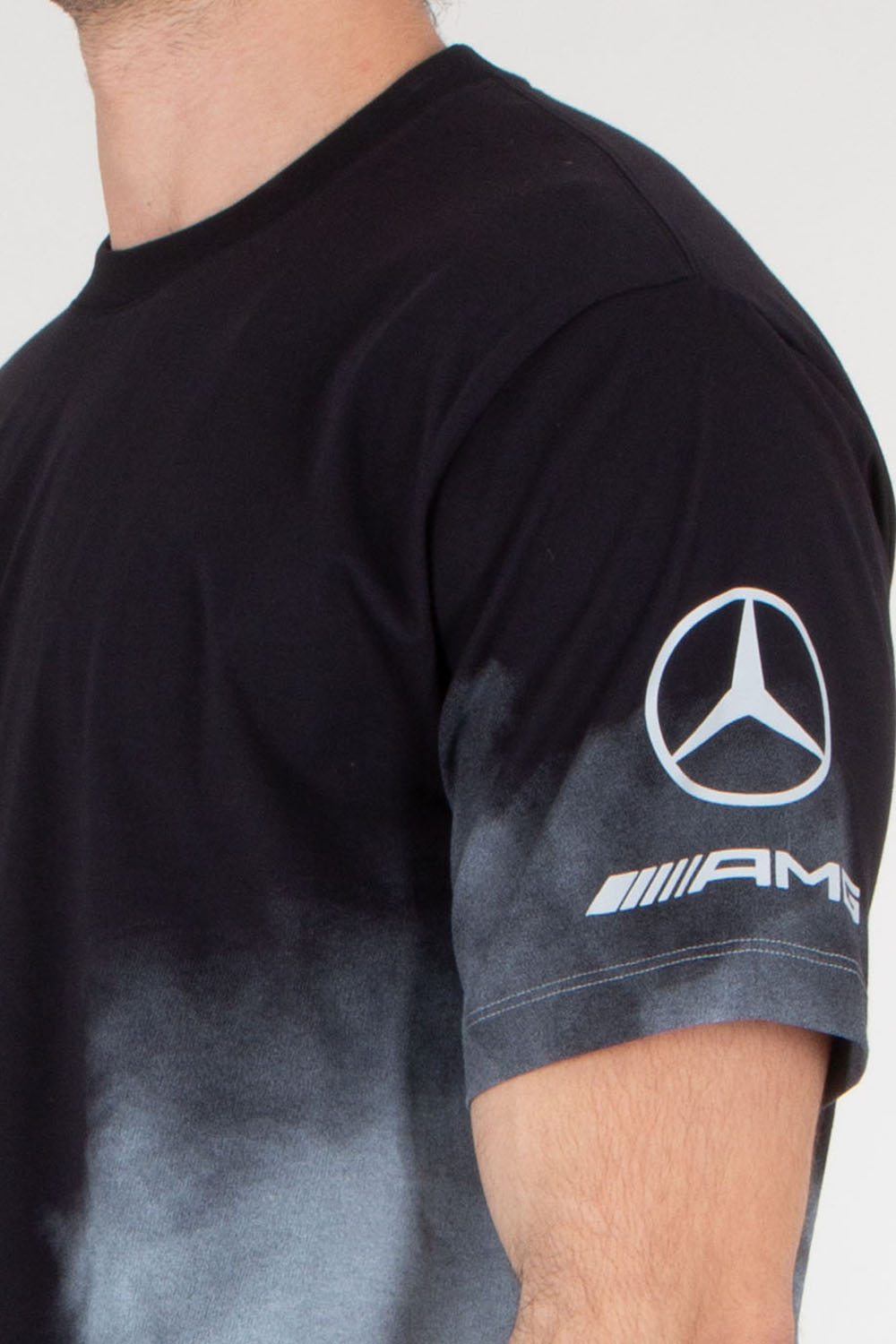 Y-3 x MERCEDES AMG PETRONAS Regular Fit Graphic Print Cotton T-Shirt