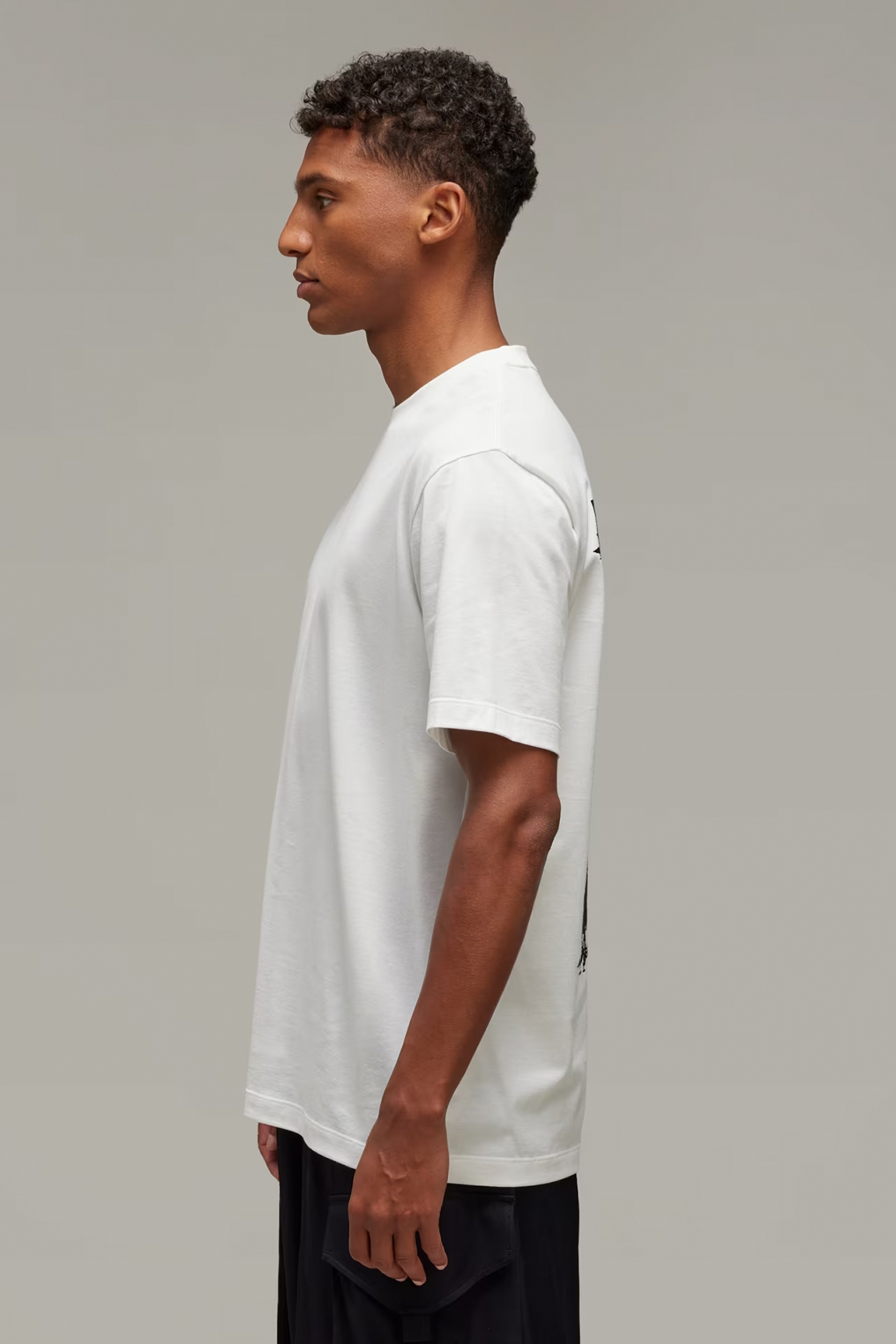 Y-3 U Graphic Print Cotton Jersey T-Shirt Y-3 U Graphic Print Cotton Jersey T-Shirt