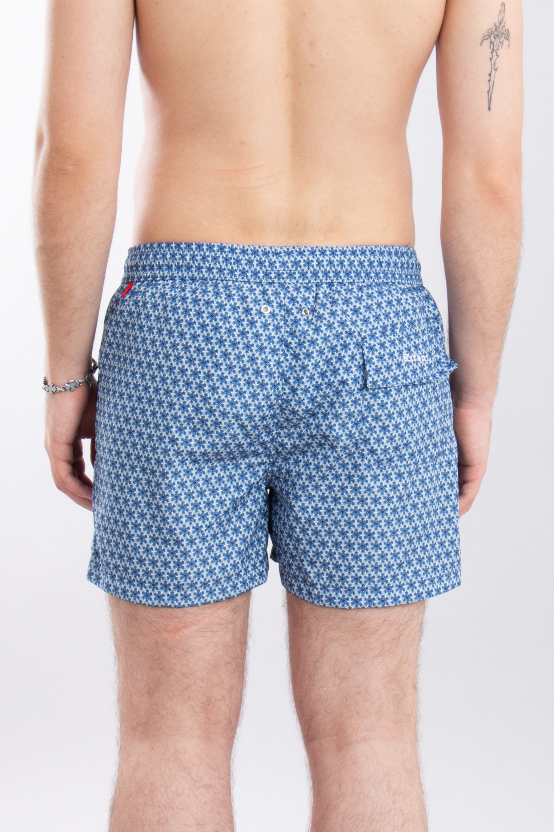KITON Patterned Swim Shorts KITON Patterned Swim Shorts