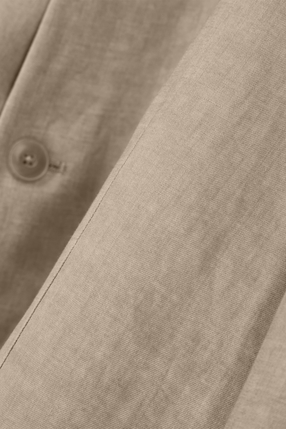 EMPORIO ARMANI Linen Crepe Blend Faded Effect Jacket 