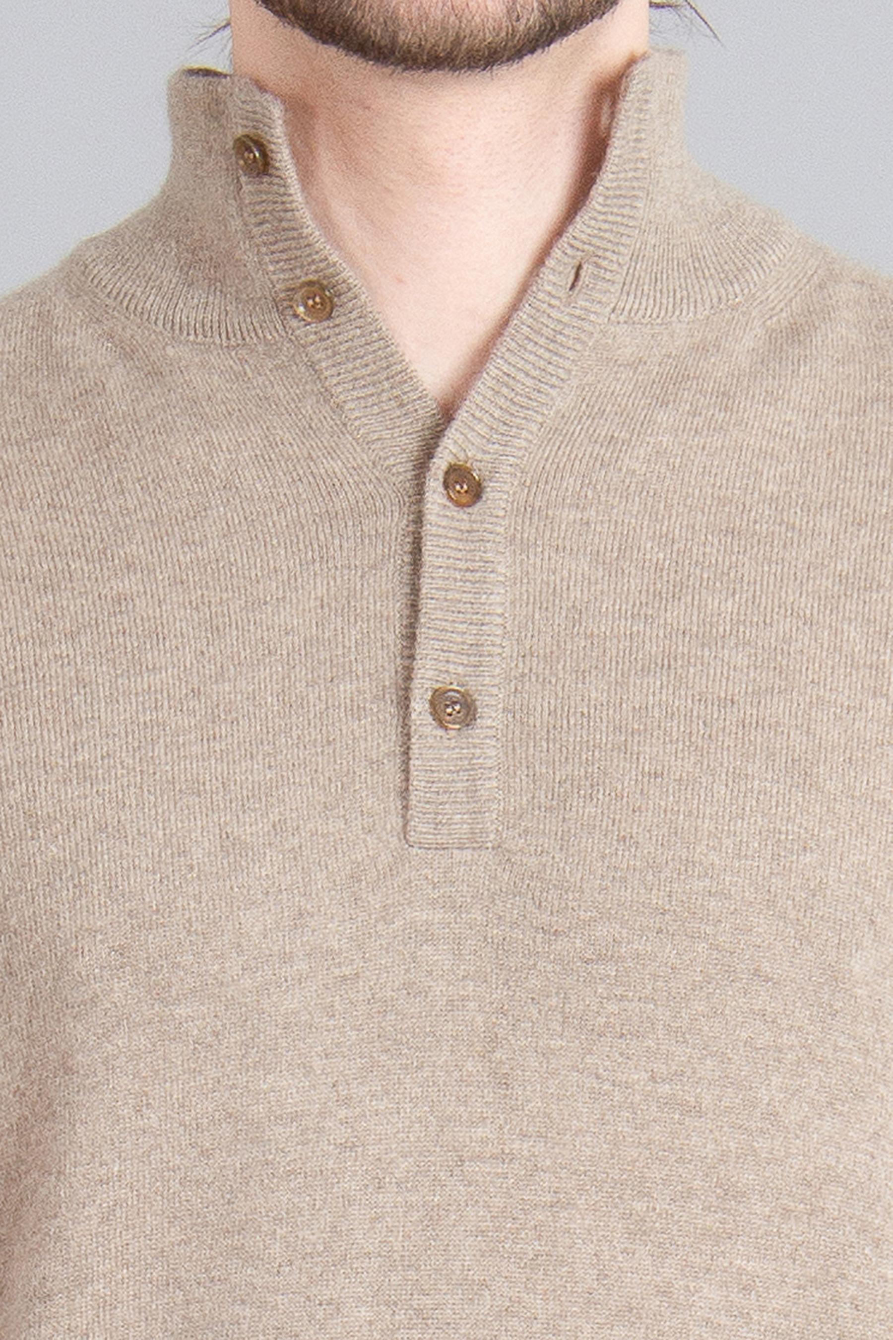 AIDA BARNI Cashmere Mock Neck Sweater AIDA BARNI Cashmere Mock Neck Sweater