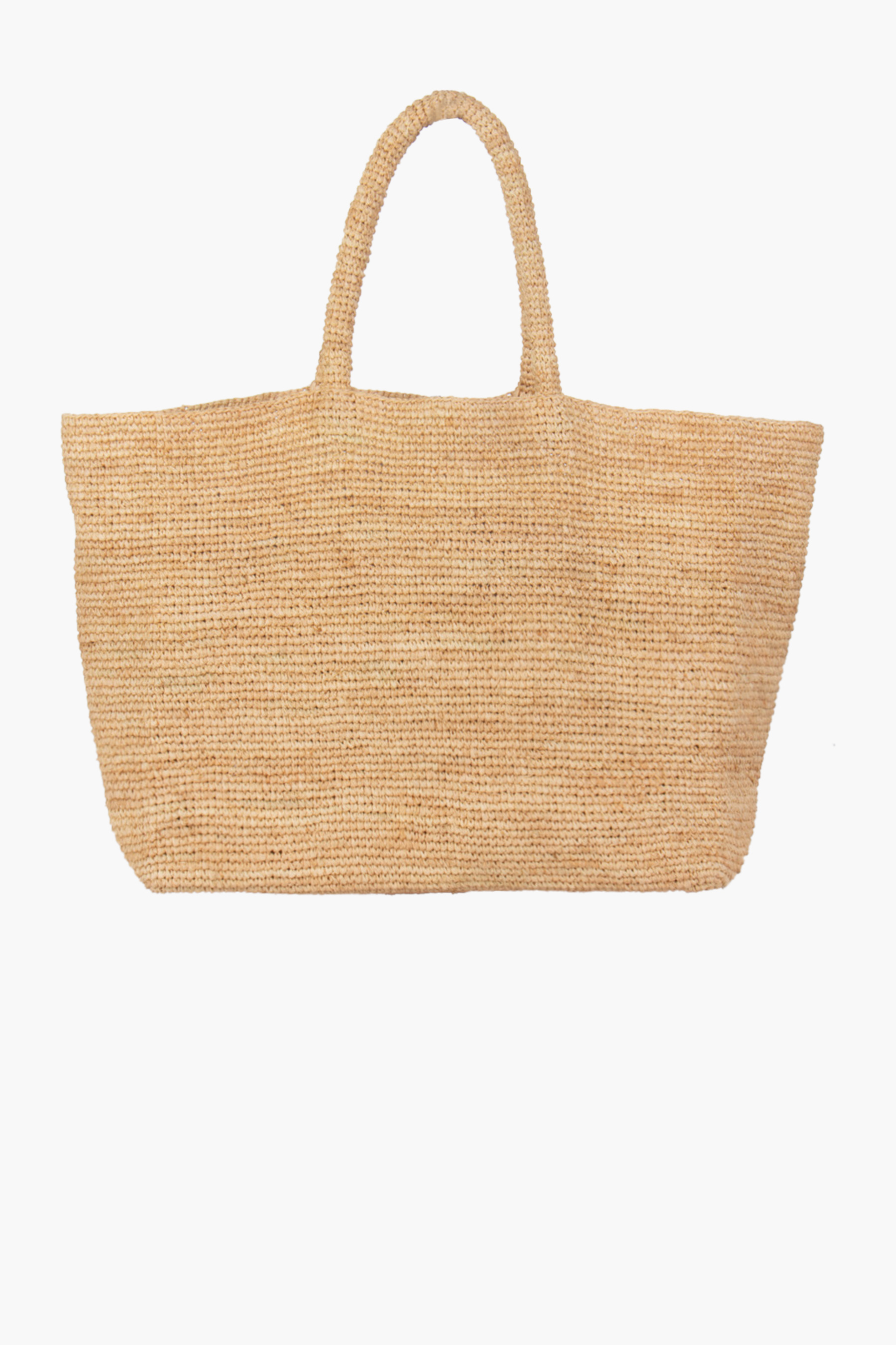 MC 2 SAINT BARTH Embroidered Essential Raffia Beach Bag MC 2 SAINT BARTH Embroidered Essential Raffia Beach Bag