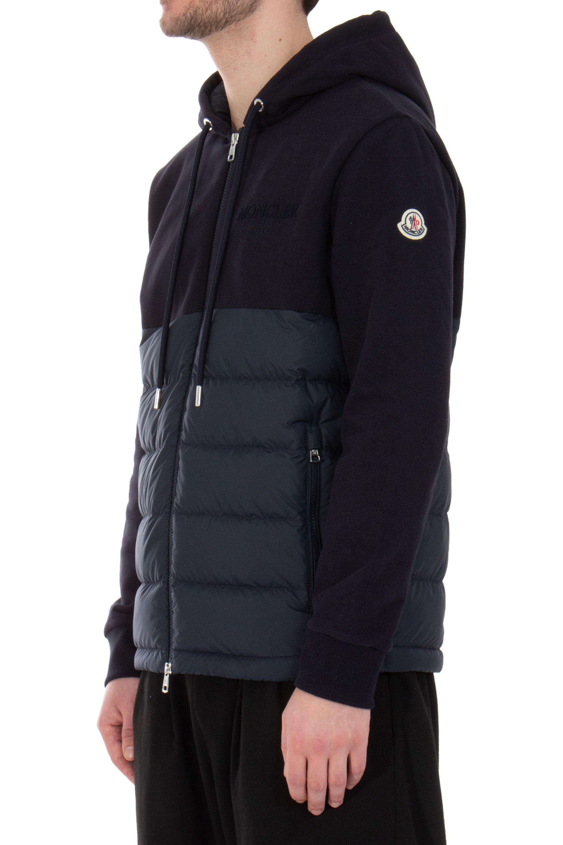 MONCLER Padded Cotton Zip Hoodie MONCLER Padded Cotton Zip Hoodie