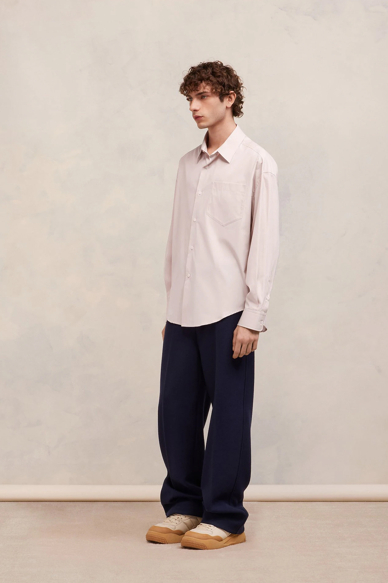 AMI PARIS Cotton Poplin Shirt AMI PARIS Cotton Poplin Shirt
