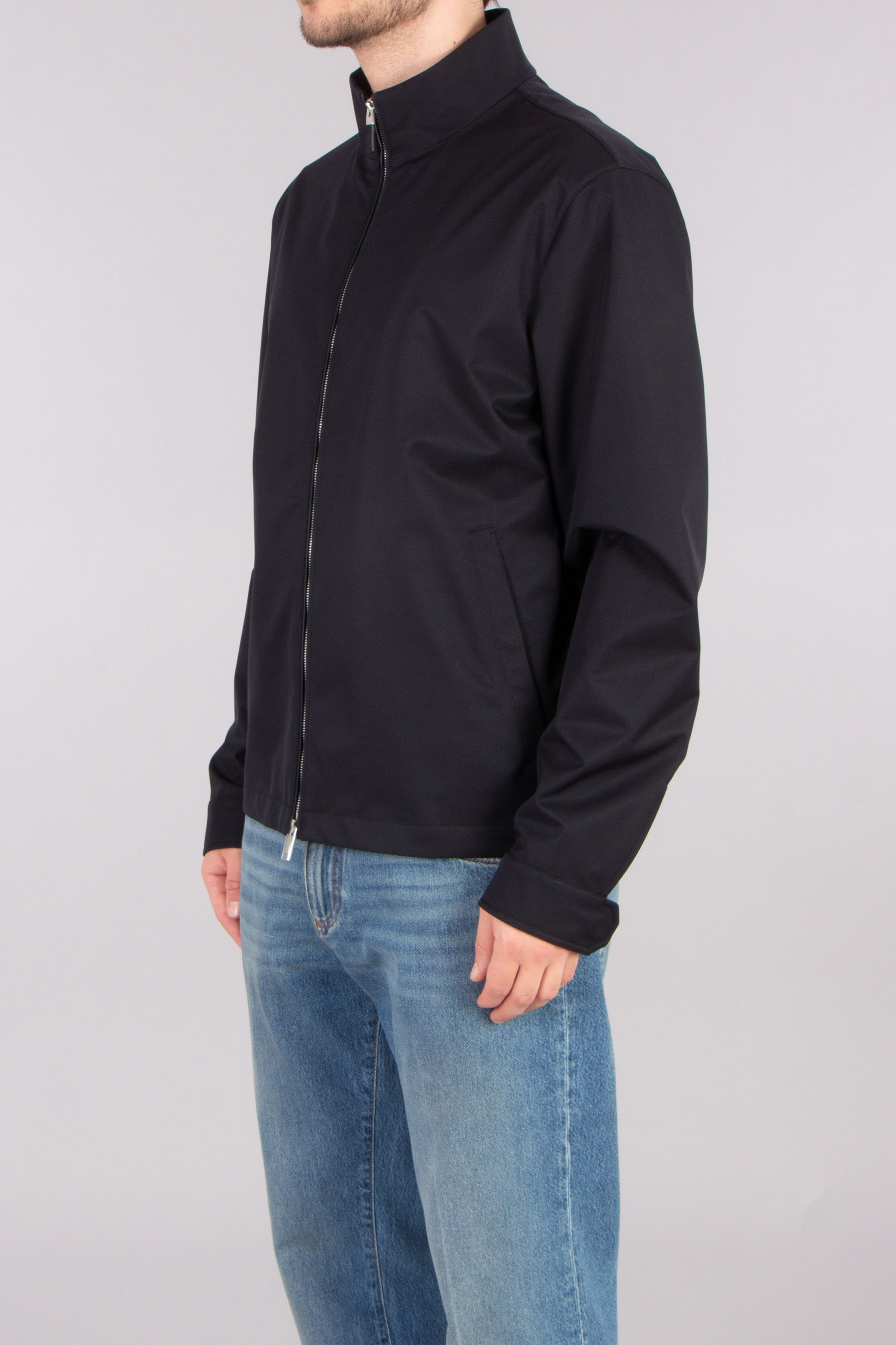 ZEGNA Regular Fit Micro Fiber Blouson Motorin 100cc ZEGNA Regular Fit Micro Fiber Blouson Motorin 100cc