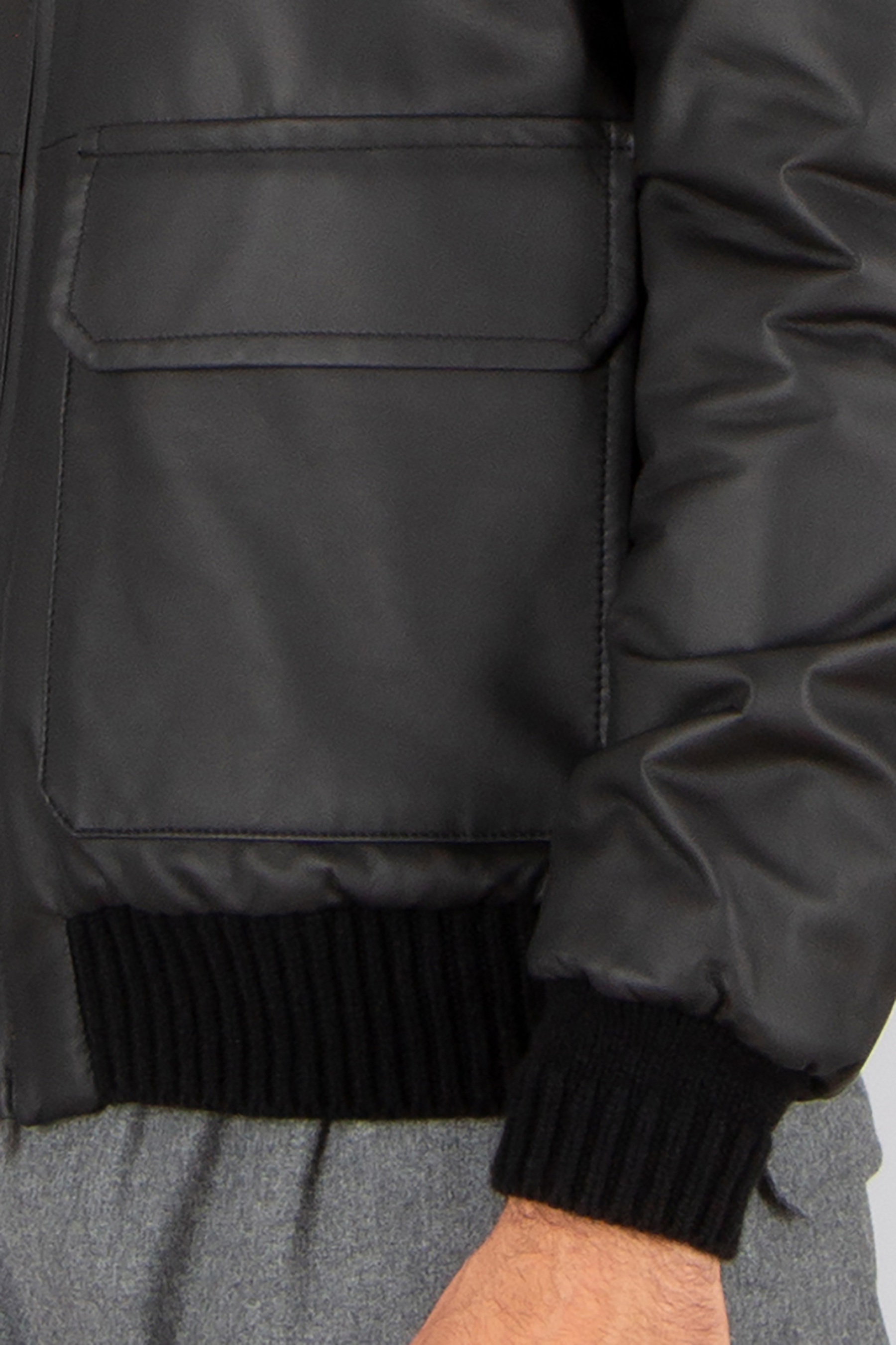 KITON Regular Fit Lambskin Bomber Jacket Bekleidung, Mantel, Jacke