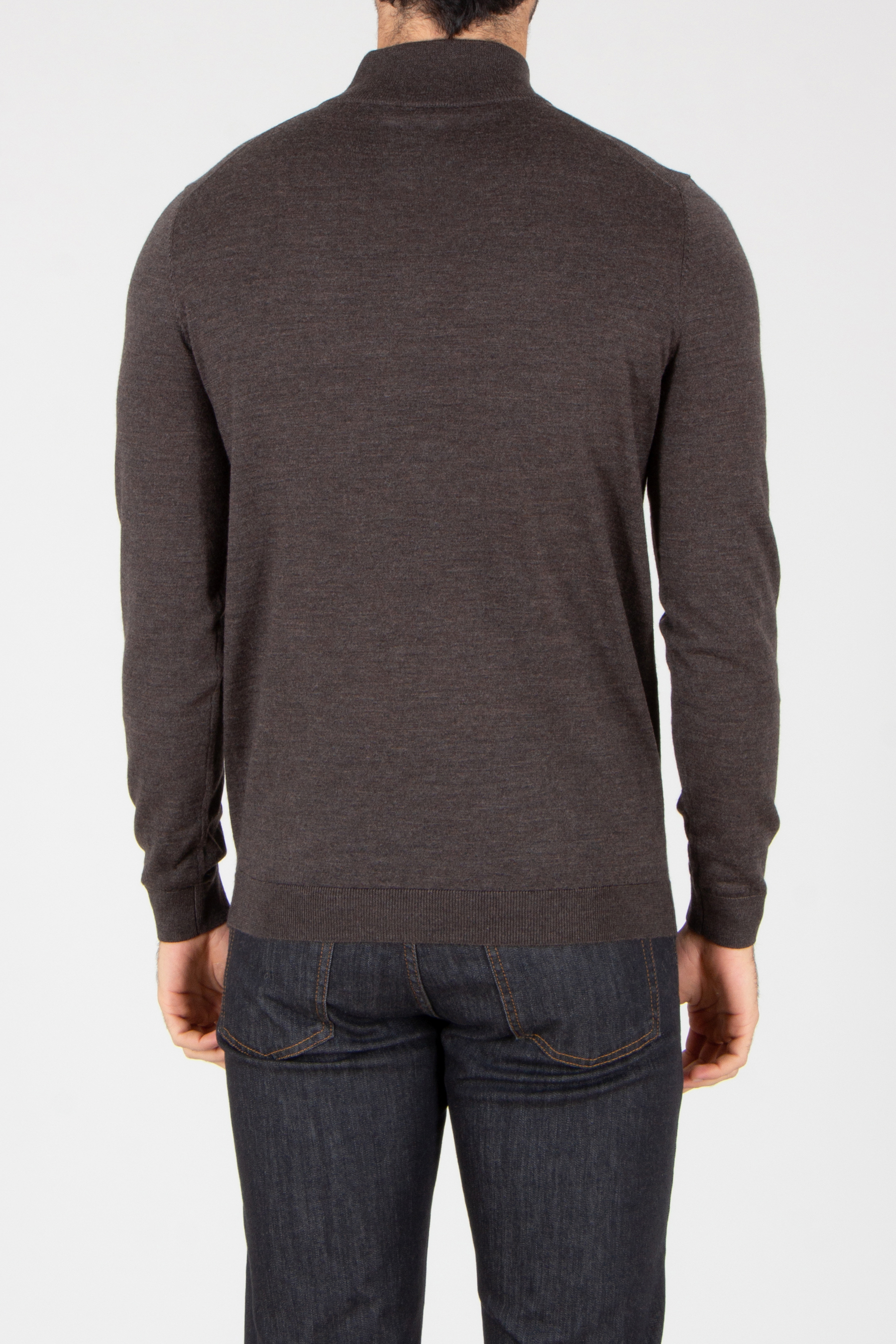 Langarm, Jeans, Pullover, Mann, Person