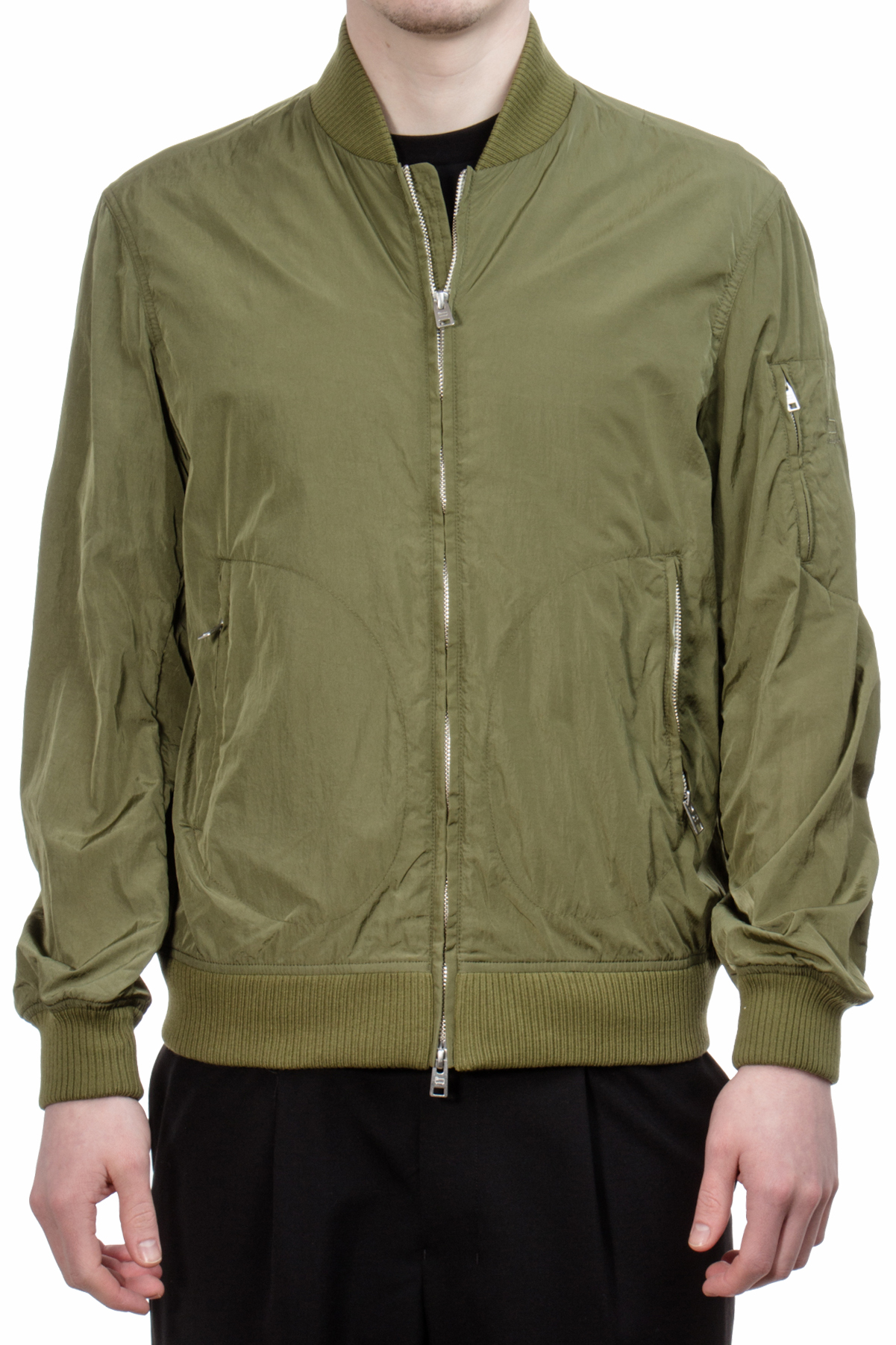 WOOLRICH Crinkle Nylon Bomber Jacket  WOOLRICH Crinkle Nylon Bomber Jacket