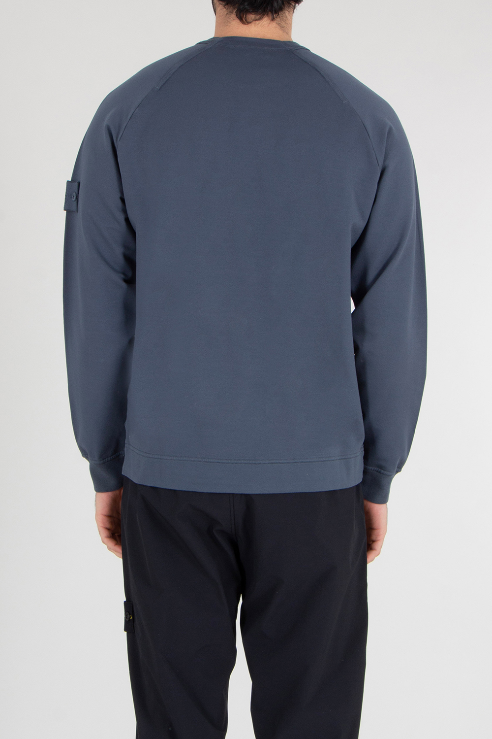 STONE ISLAND Regular Fit Ghost Piece Organic Cotton Stretch Fleece Sweatshirt