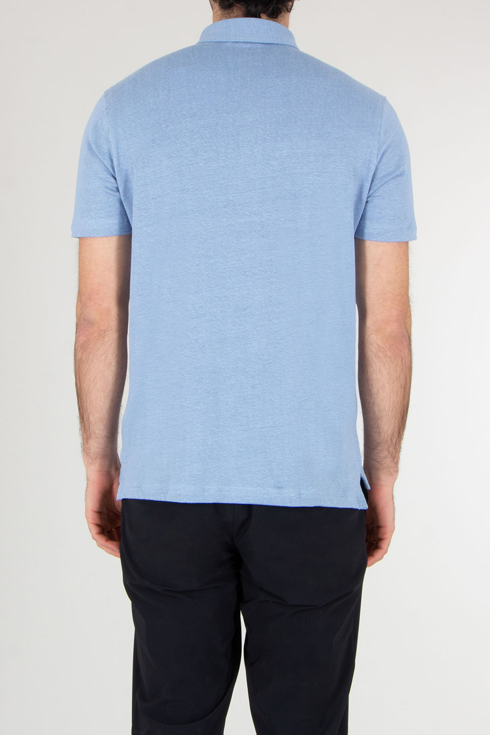 STEFAN BRANDT Regular Fit Linen Stretch Jersey Polo Shirt Laurin