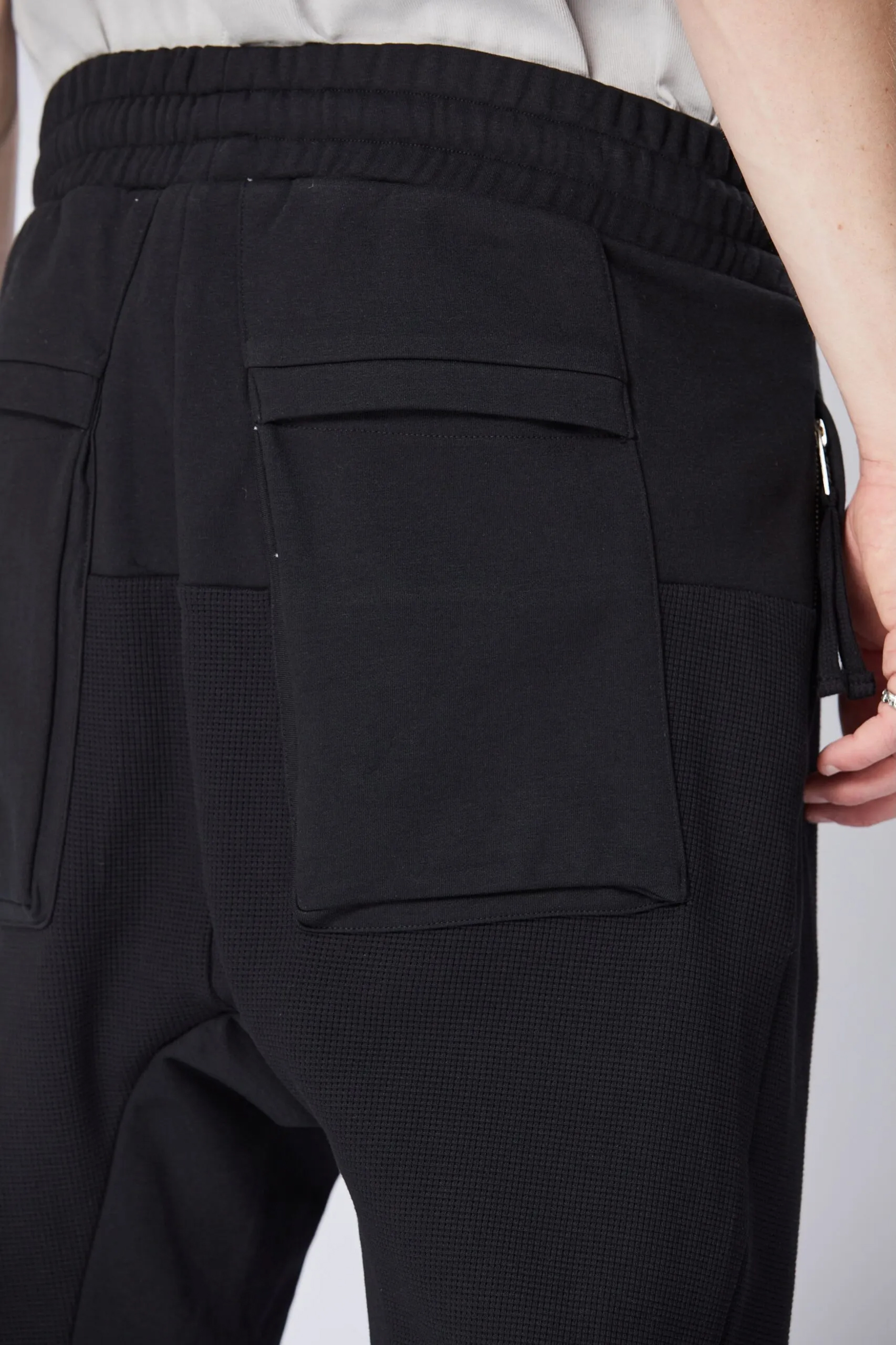 THOM KROM Drop Crotch Cotton Stretch Sweatpants THOM KROM Drop Crotch Cotton Stretch Sweatpants