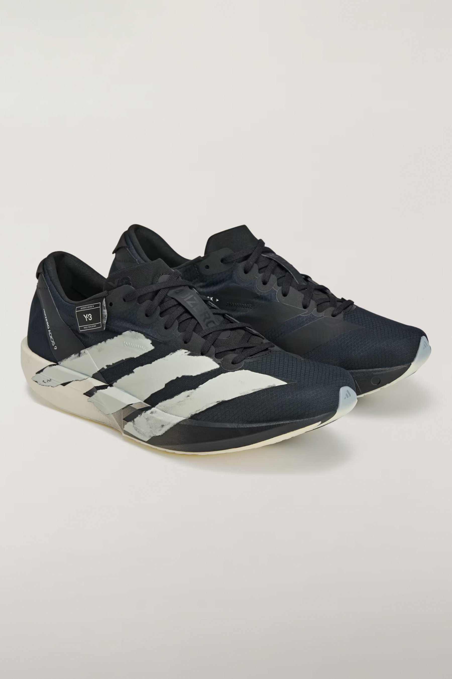 Y-3 Lightlock Mesh Running Sneakers Adizero Adios 9 Bekleidung, Schuhwerk, Schuh, Sneaker, Laufschuh