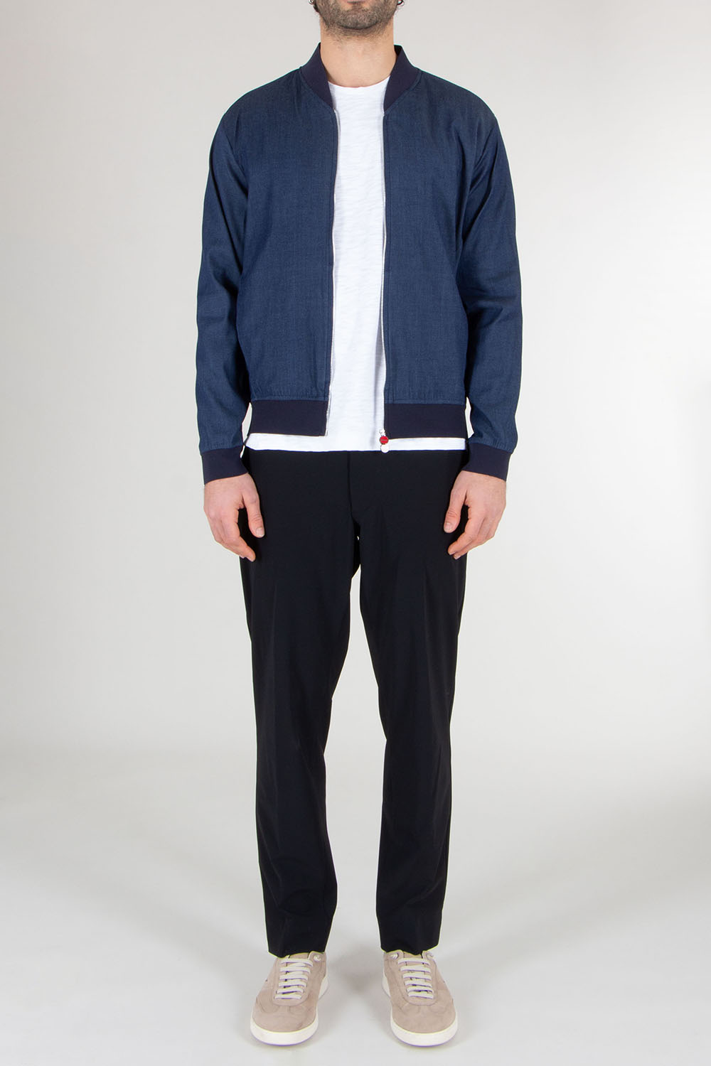 KITON Regular Fit Cotton Stretch Sport Jacket