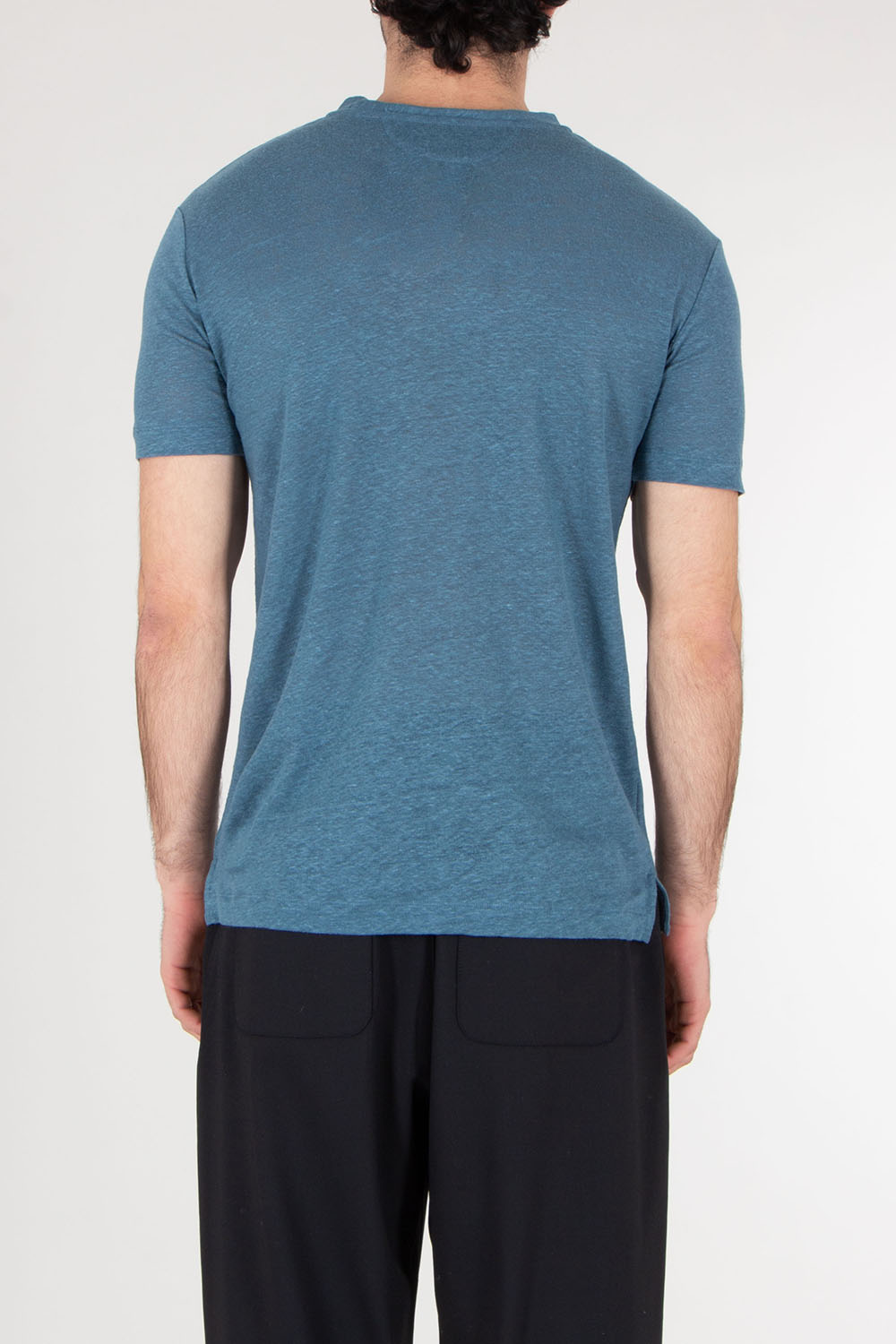 AURÉLIEN Regular Fit Linen T-Shirt