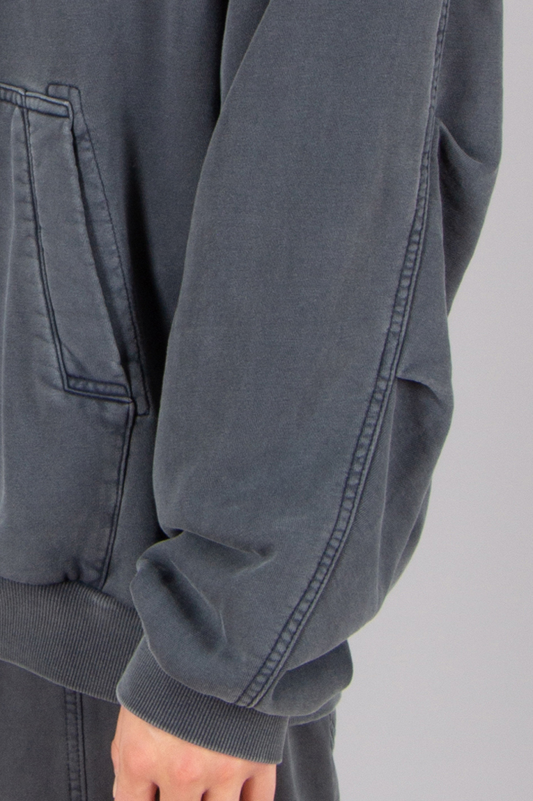 JUUN.J Loose Fit WORKOUTURE Embroidery Cotton Hoodie JUUN.J Loose Fit WORKOUTURE Embroidery Cotton Hoodie