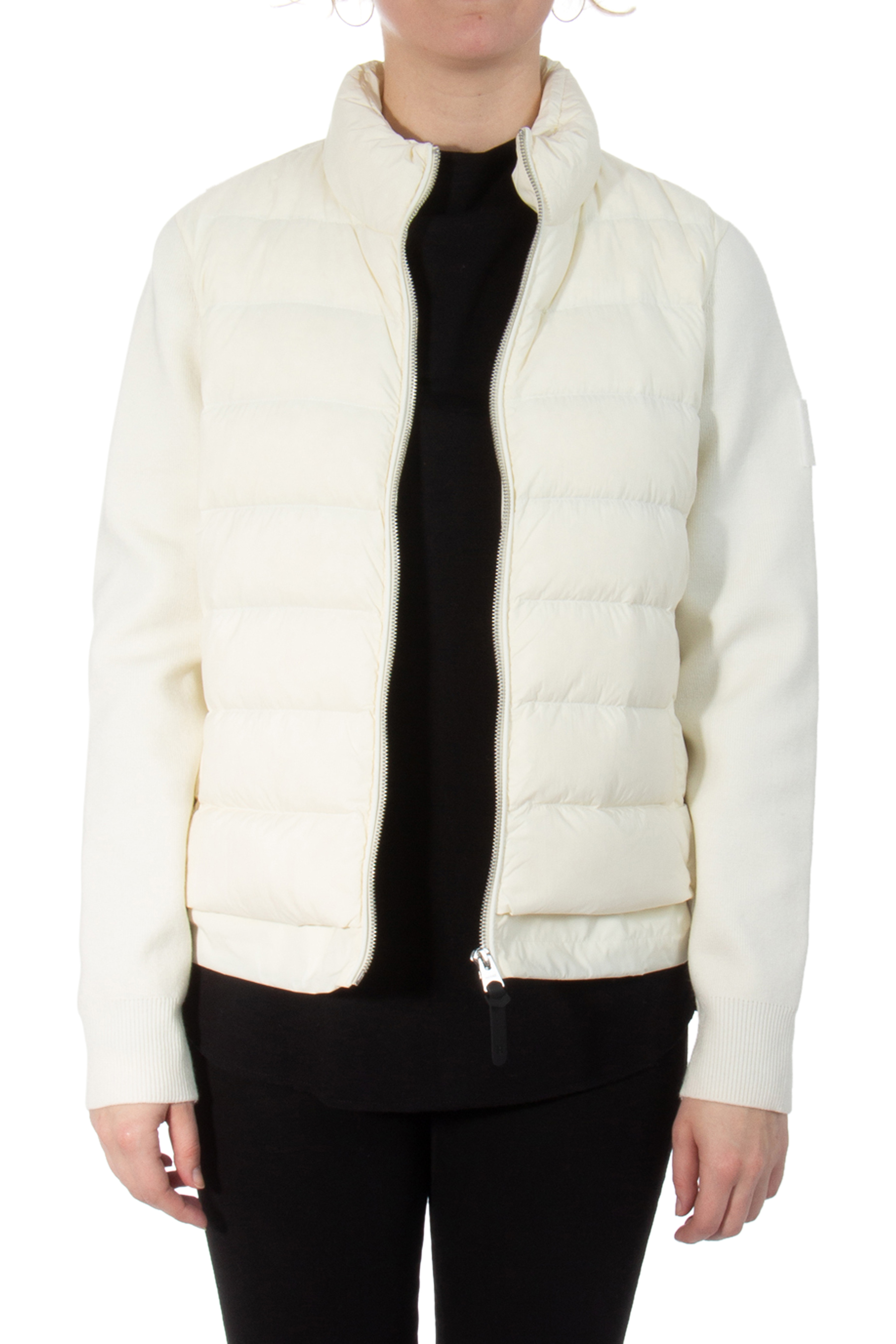 MACKAGE Recycled Mixed-Media Cardigan Oceane-Z MACKAGE Recycled Mixed-Media Cardigan Oceane-Z