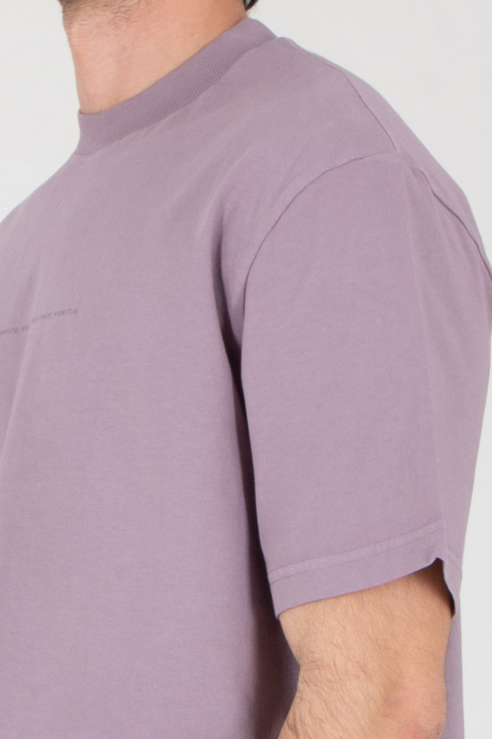 STONE ISLAND Relaxed Fit T-Shirt "Garment Dyed" Graphics Print