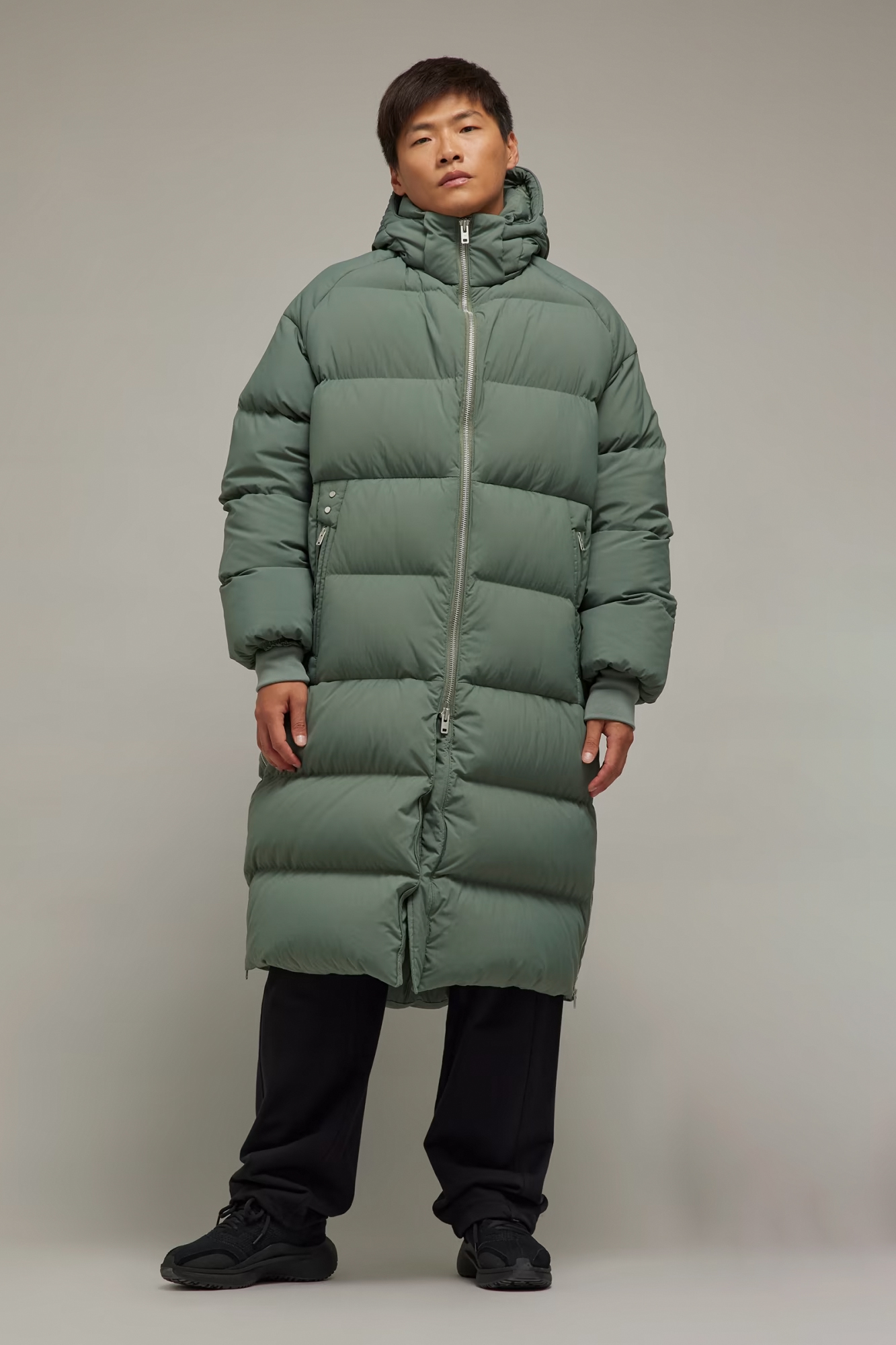 Y-3 Quilted Recycled Nylon Down Puff Parka Y-3 Quilted Recycled Nylon Down Puff Parka