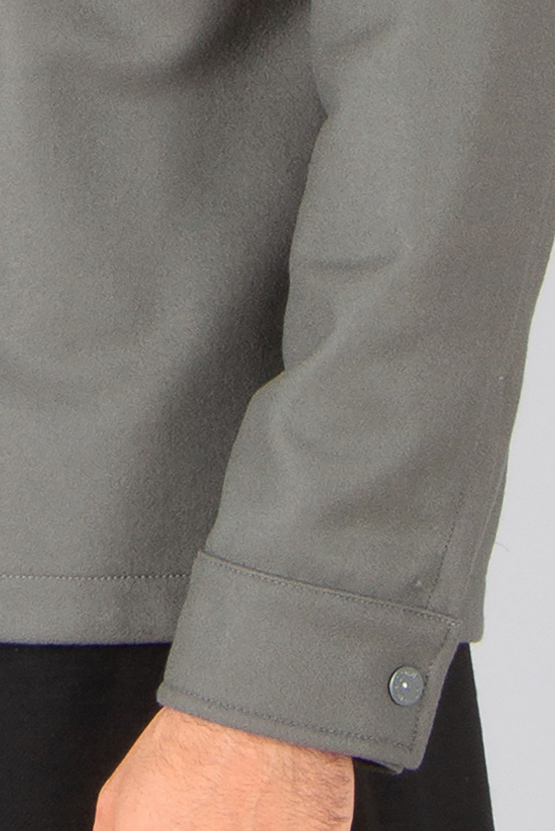 STONE ISLAND Regular Fit Ghost Piece Virgin Wool Blend Overshirt Langarm, Mantel, Jacke, Blazer, Hosen
