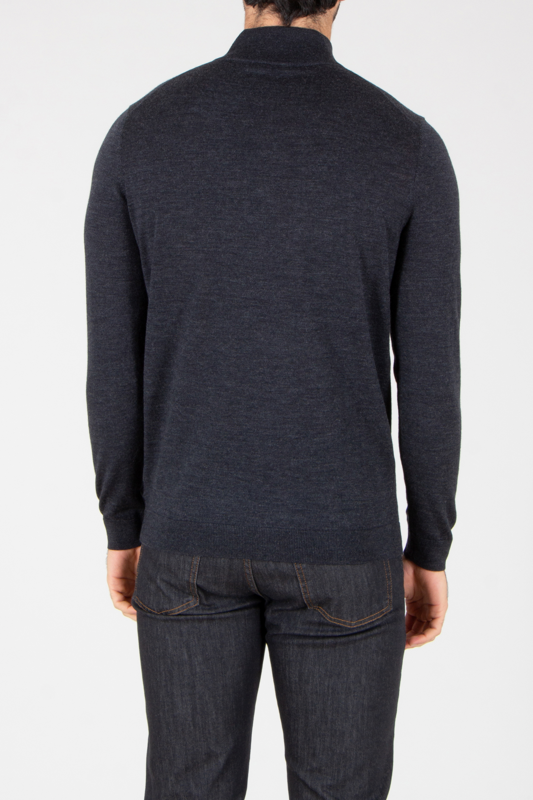 Langarm, Jeans, Pullover, Mann, Person