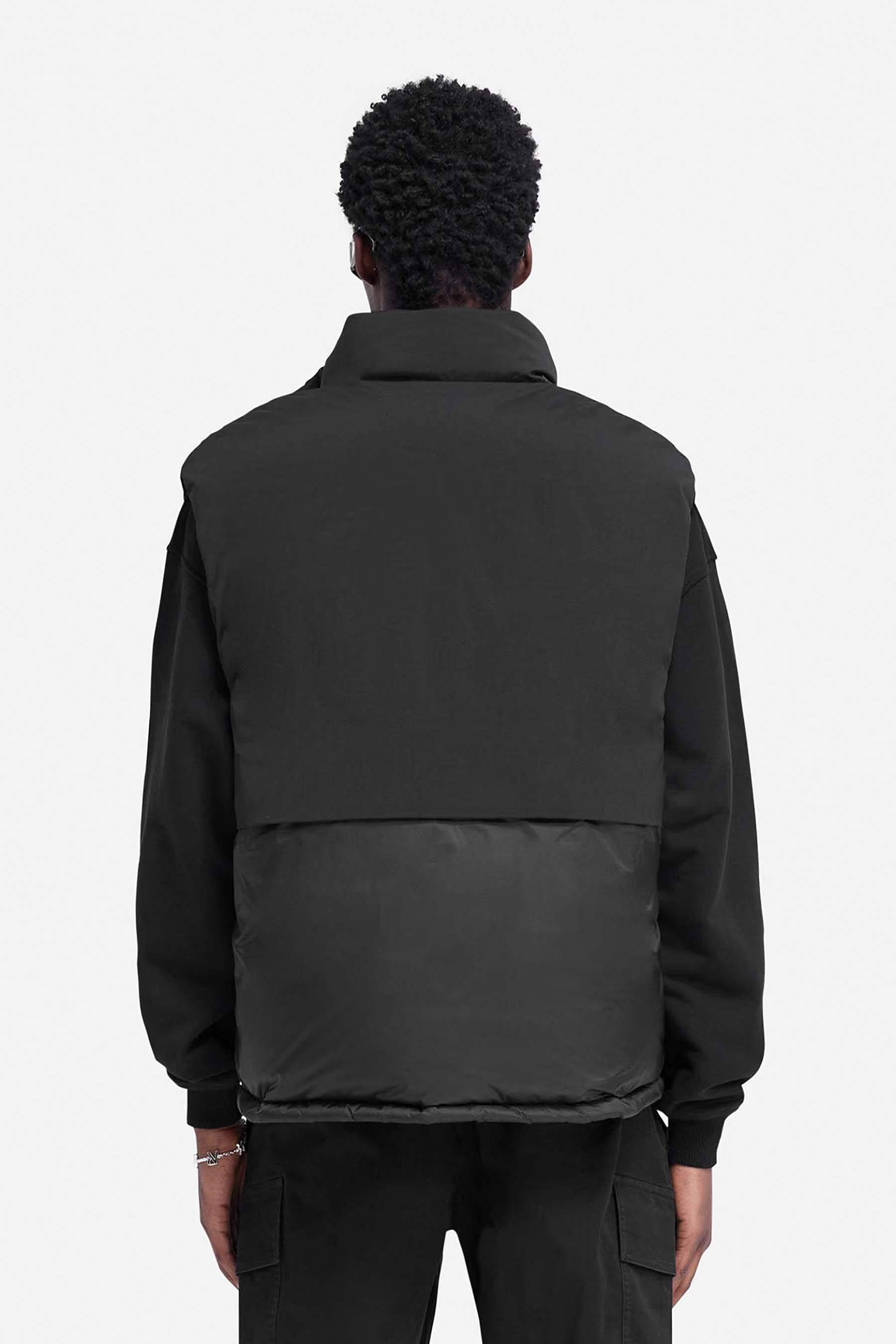 REPRESENT Nylon Stretch Layered Puffer Vest REPRESENT Nylon Stretch Layered Puffer Vest