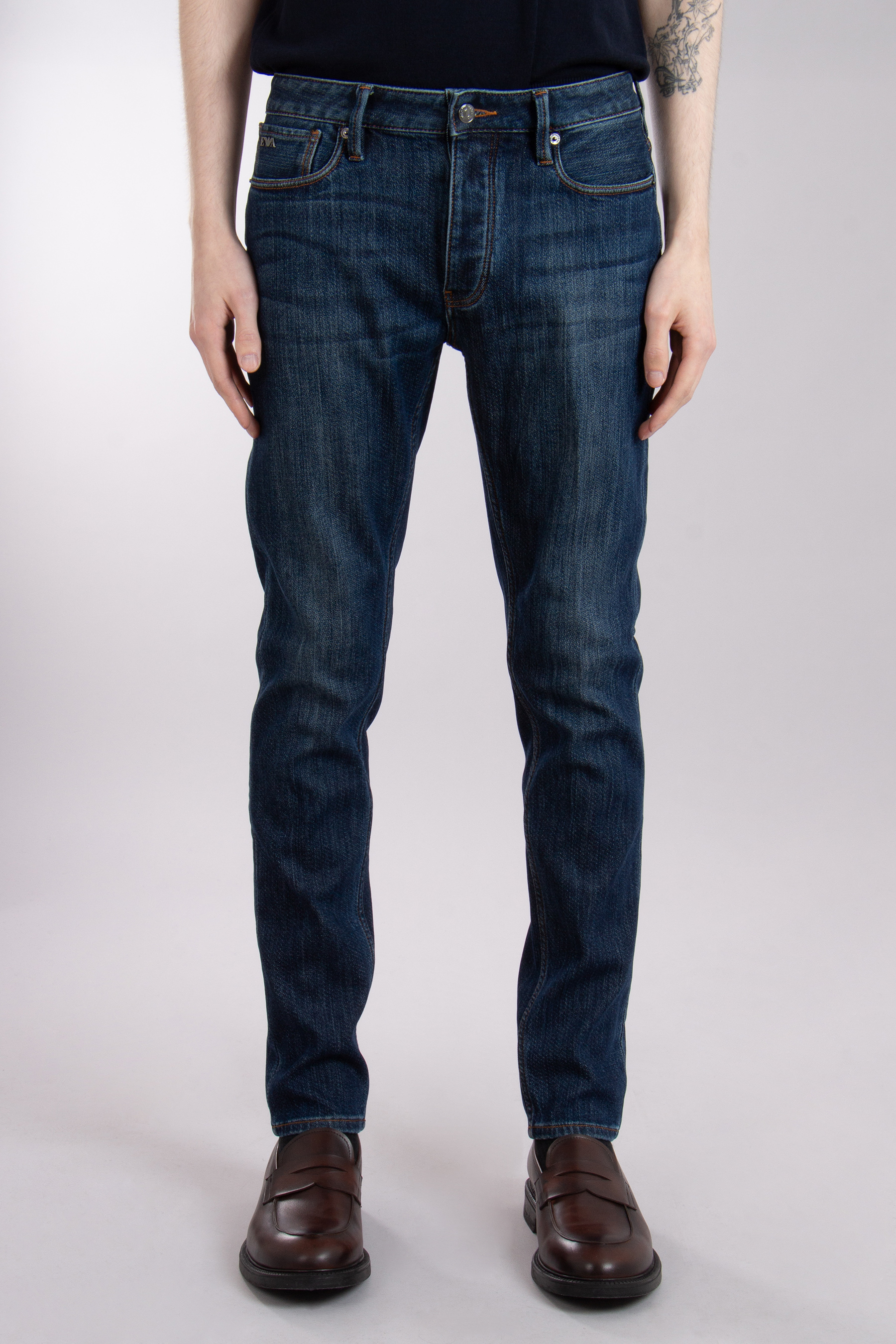 EMPORIO ARMANI Slim Fit Cotton Blend Stretch Denim Jeans J75 EMPORIO ARMANI Slim Fit Cotton Blend Stretch Denim Jeans J75