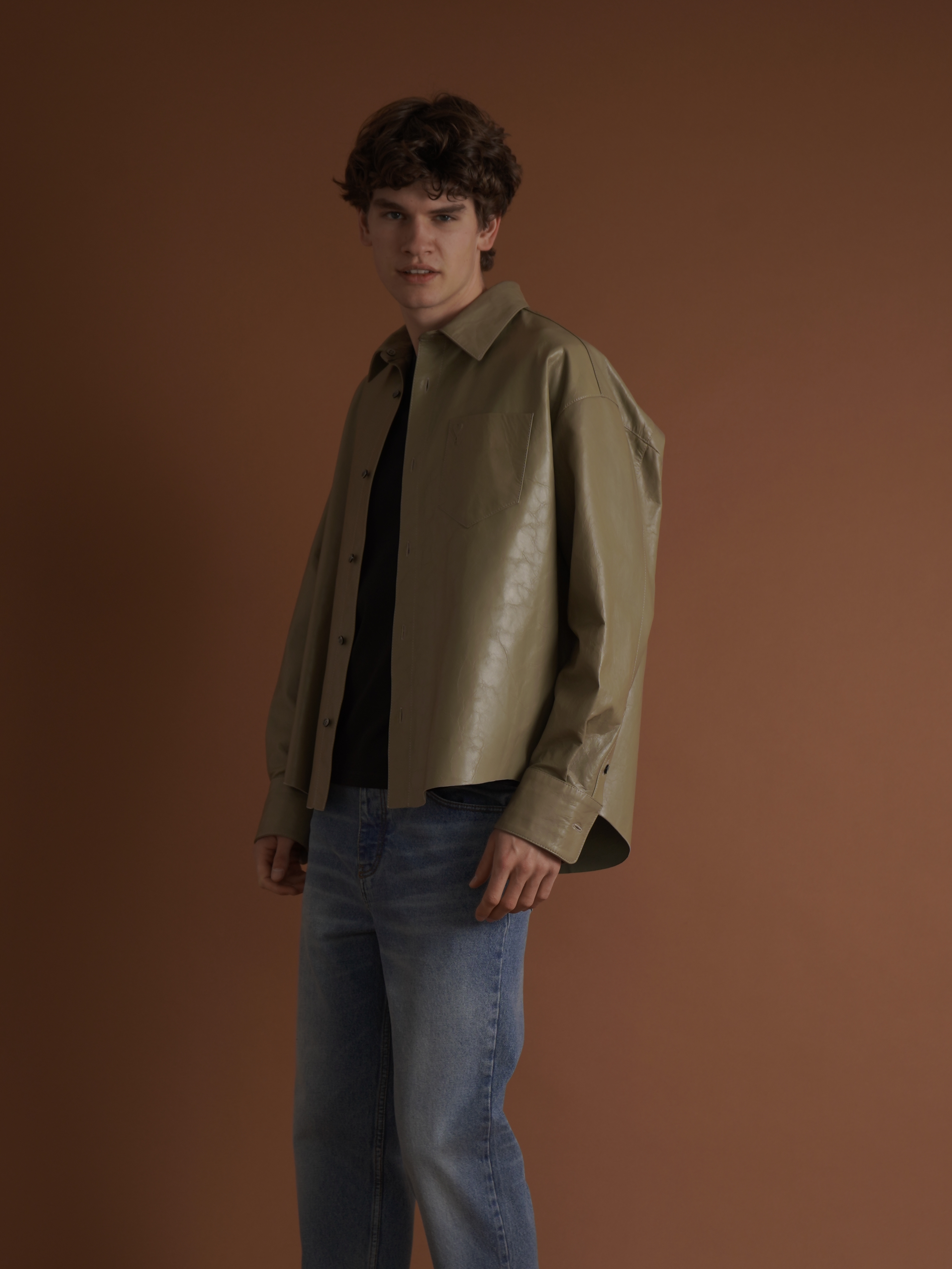 Mantel, Jacke, Person, Langarm