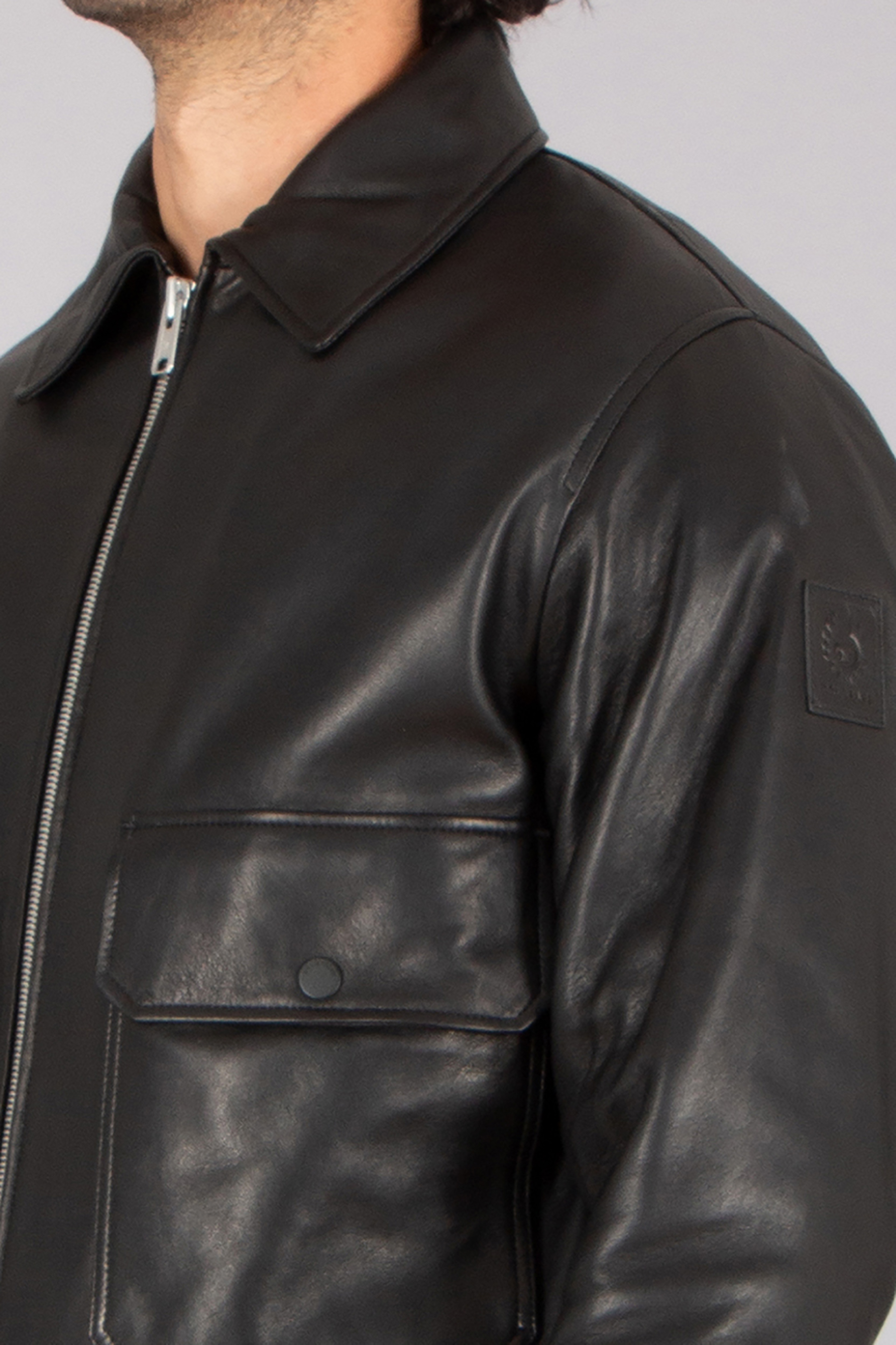 Bekleidung, Mantel, Jacke, Jacke aus Leder