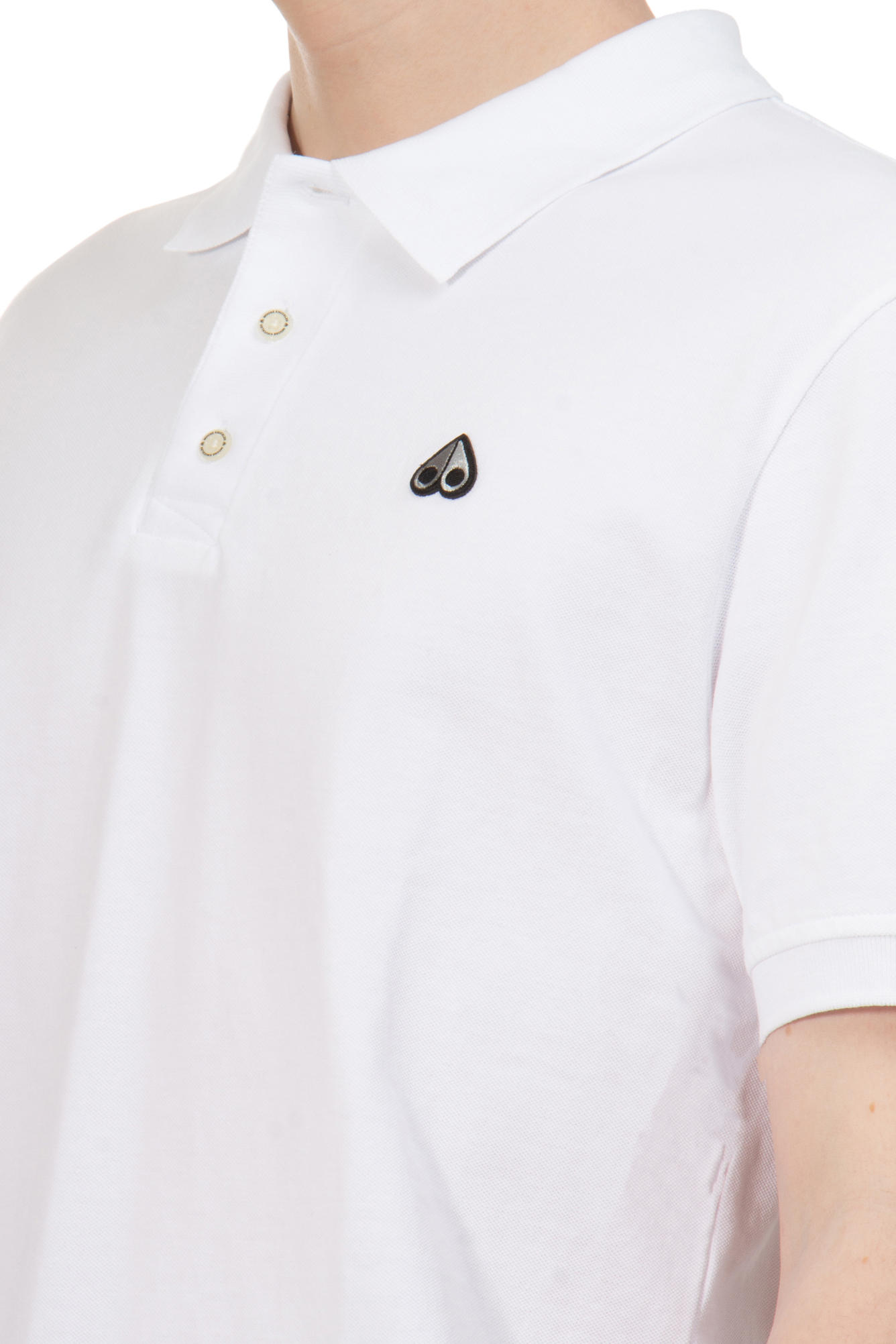 MOOSE KNUCKLES Logo Cotton Piqué Polo Shirt MOOSE KNUCKLES Logo Cotton Piqué Polo Shirt