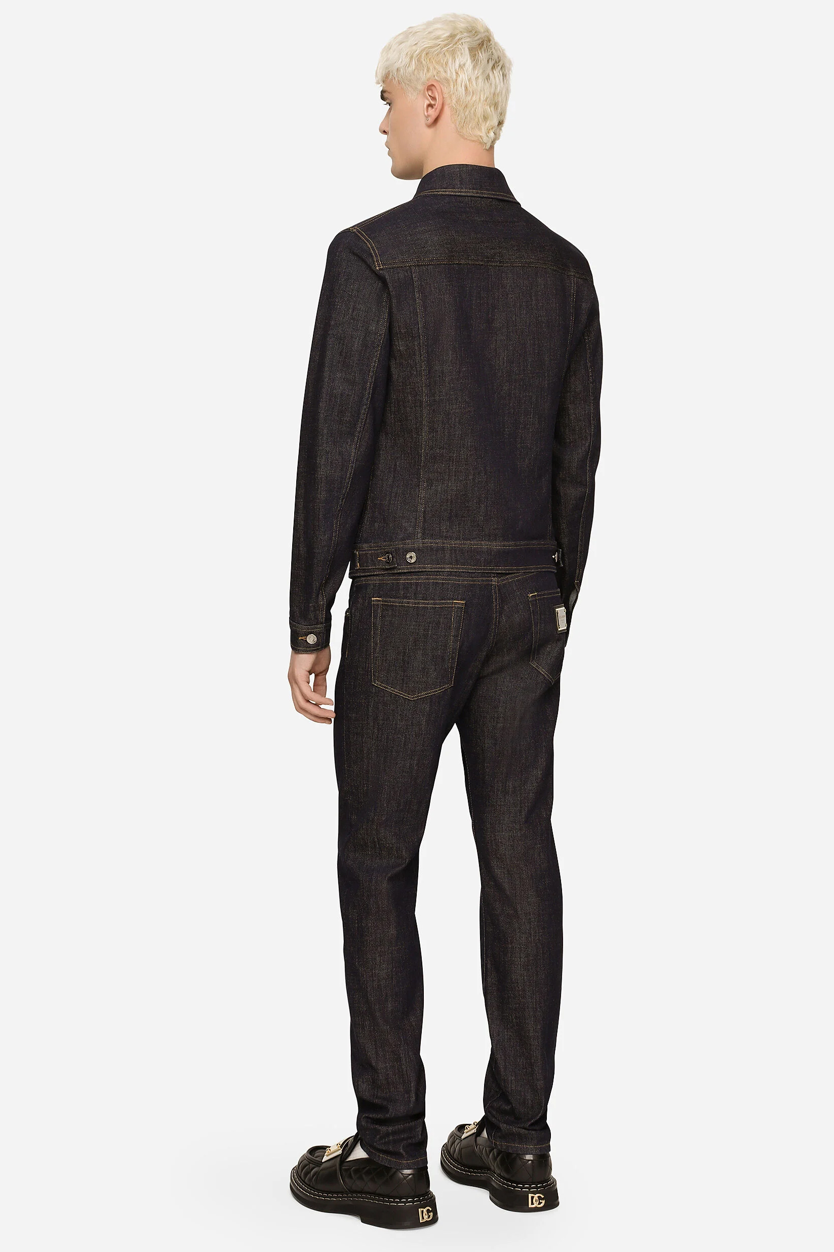 DOLCE & GABBANA Cotton Stretch Denim Jacket