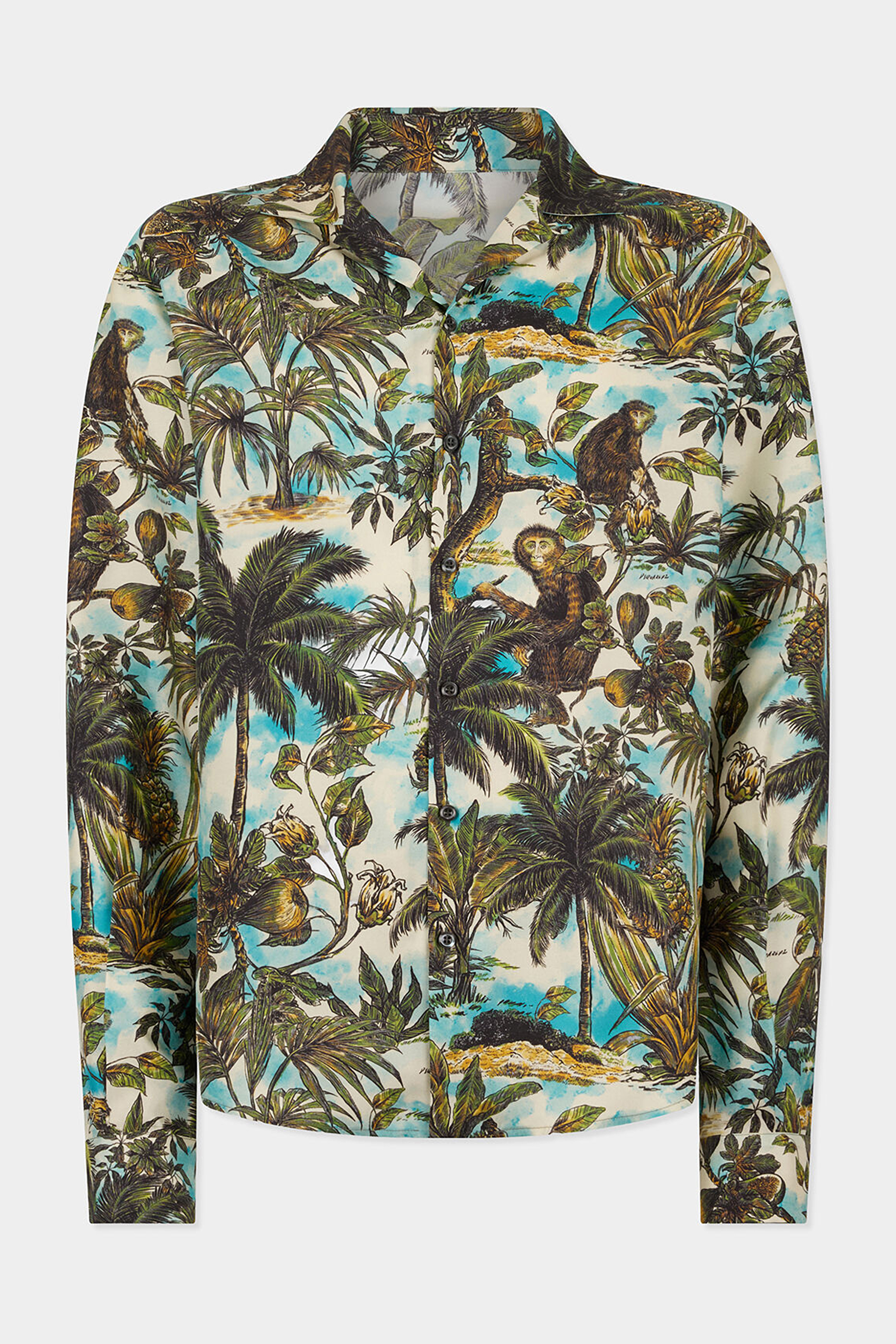 Langarm, Ärmel, Muster, Jacke, Pflanze