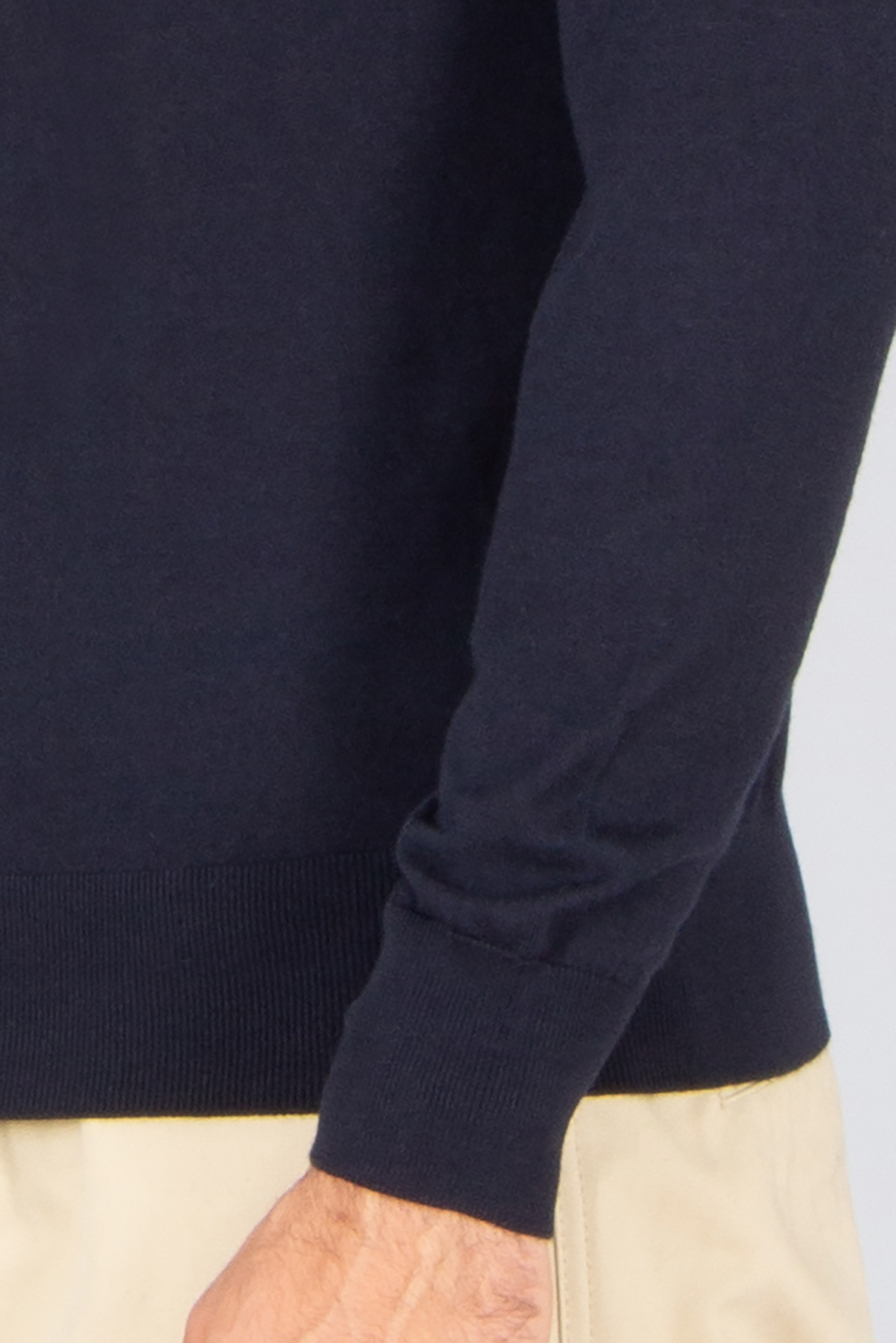 SEASE Regular Fit Ultra Fine Virgin Wool Sweater Lasca Langarm, Ärmel, Pullover, Mann, Person
