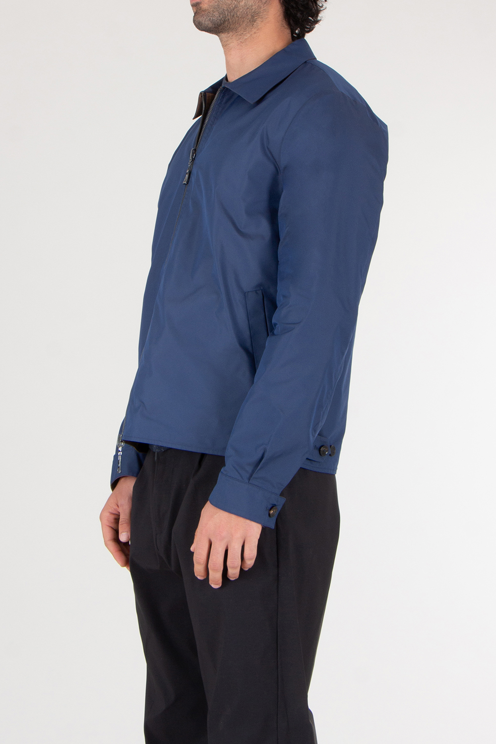 MAXIMILLAN Regular Fit Nylon Reversible Shirt Jacket