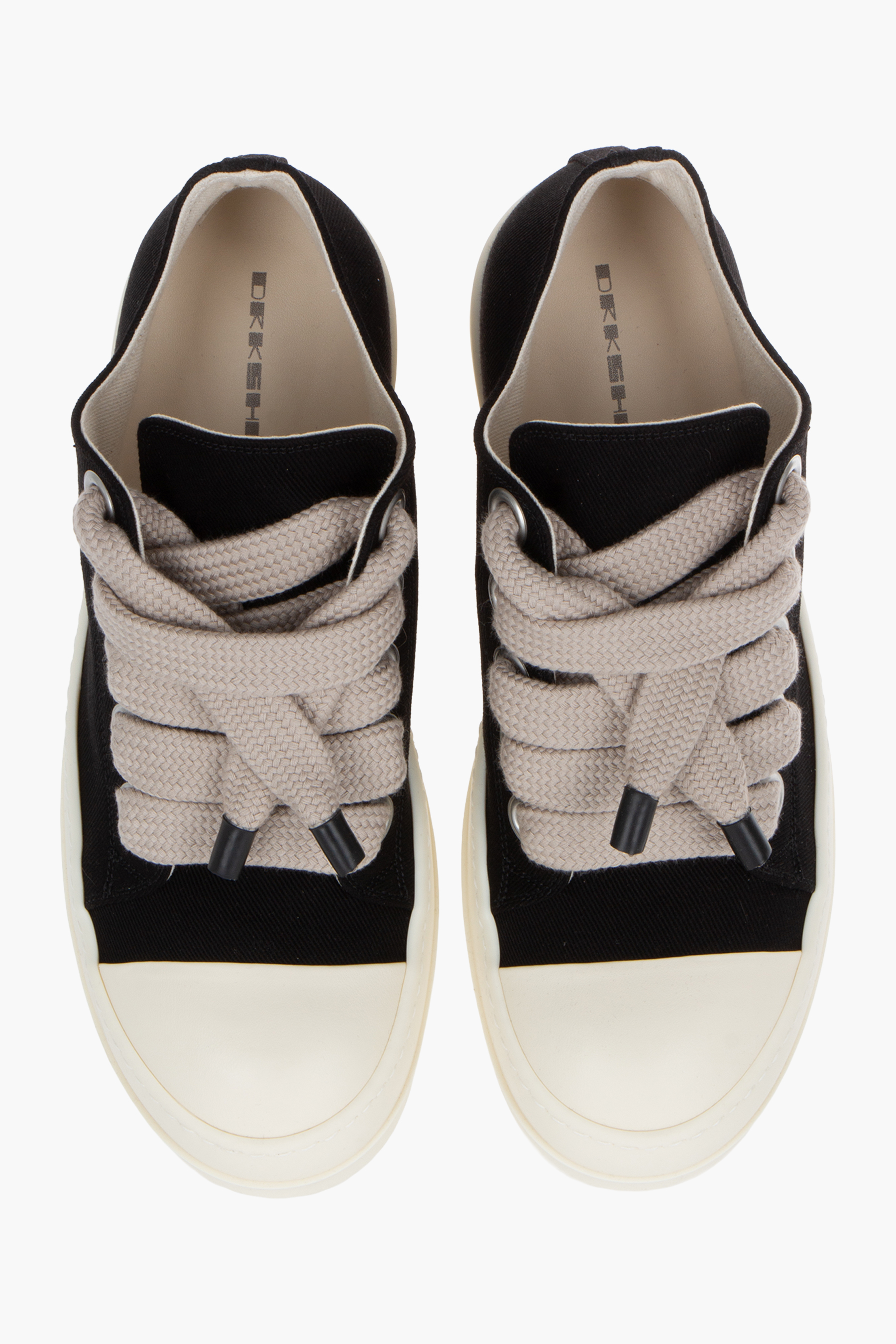 RICK OWENS DRKSHDW Jumbo Lace Puffer Low Sneakers