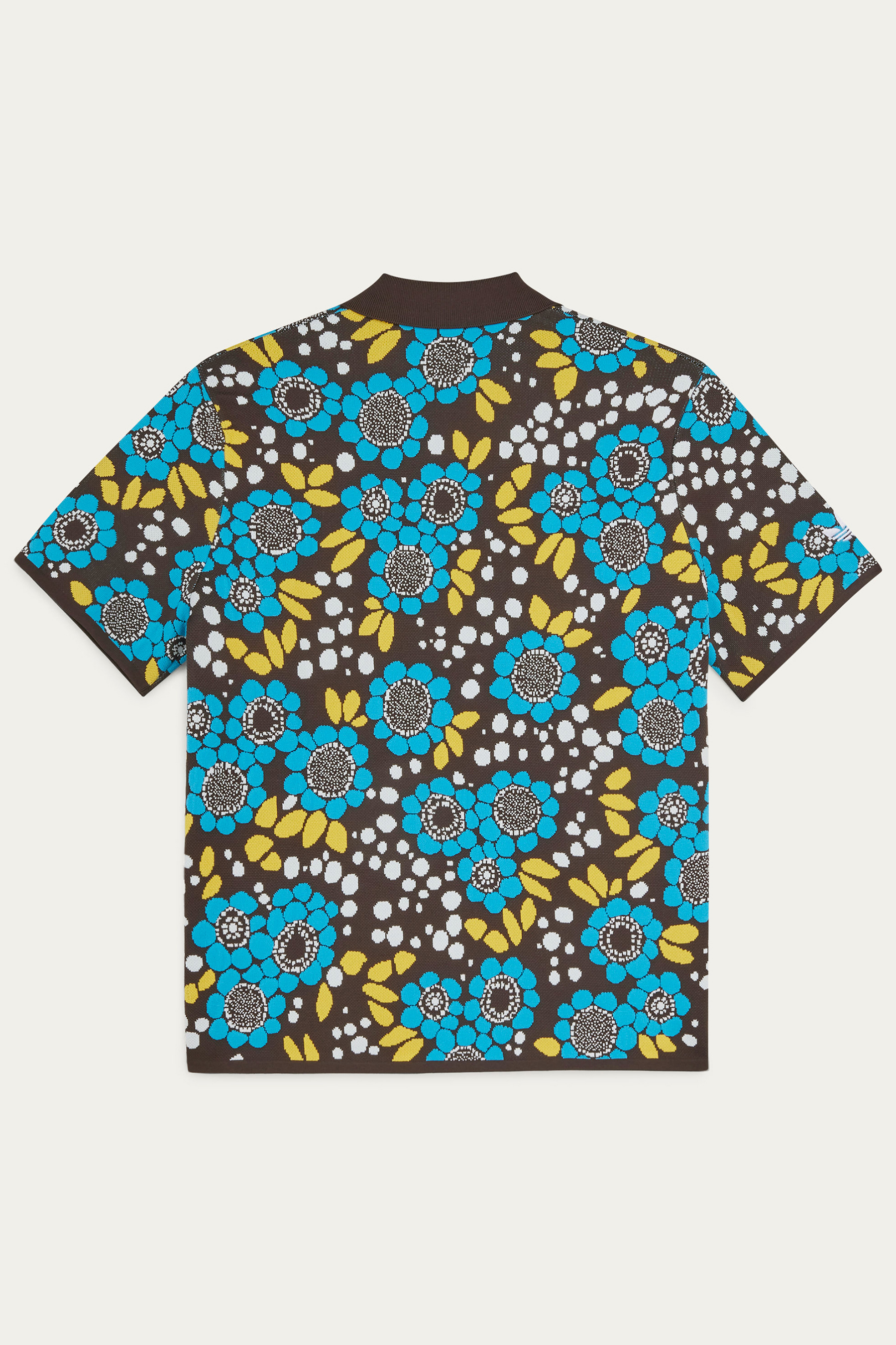 ADIDAS X Wales Bonner Floral Knit Polo ADIDAS X Wales Bonner Floral Knit Polo