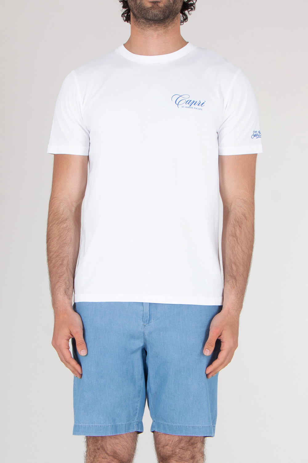 MC2 SAINT BARTH Regular Fit Graphic Print Cotton T- Shirt 