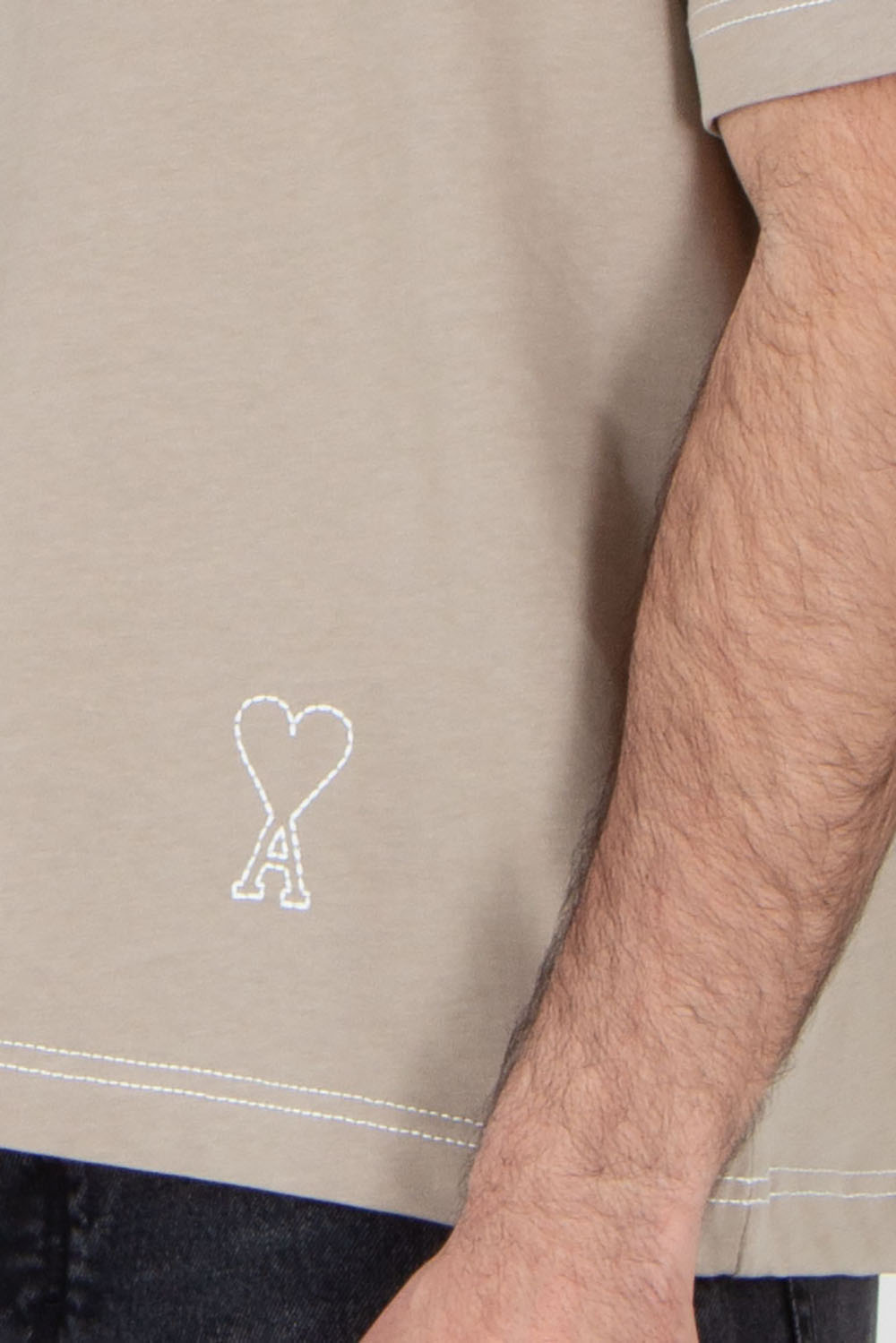 AMI PARIS Oversized Cotton T-Shirt