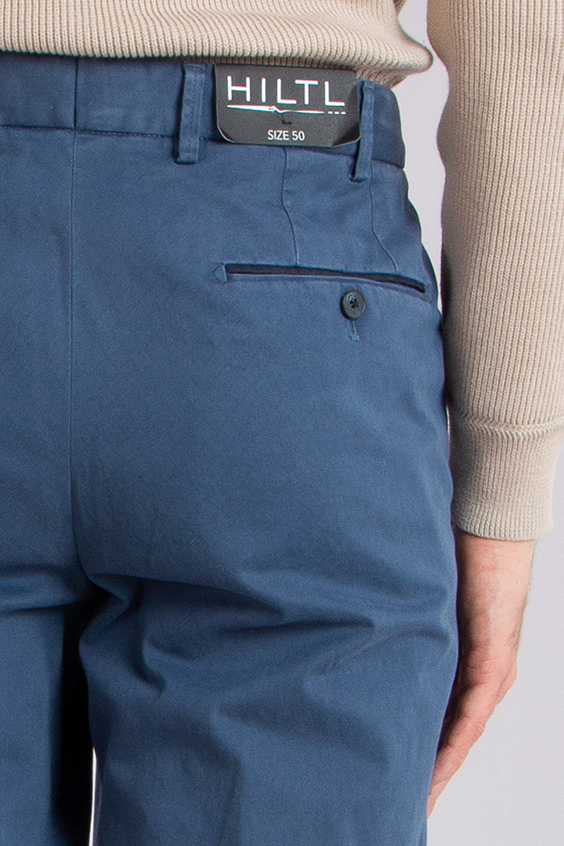 HILTL Supima Cotton Satin Business Chinos Peaker S