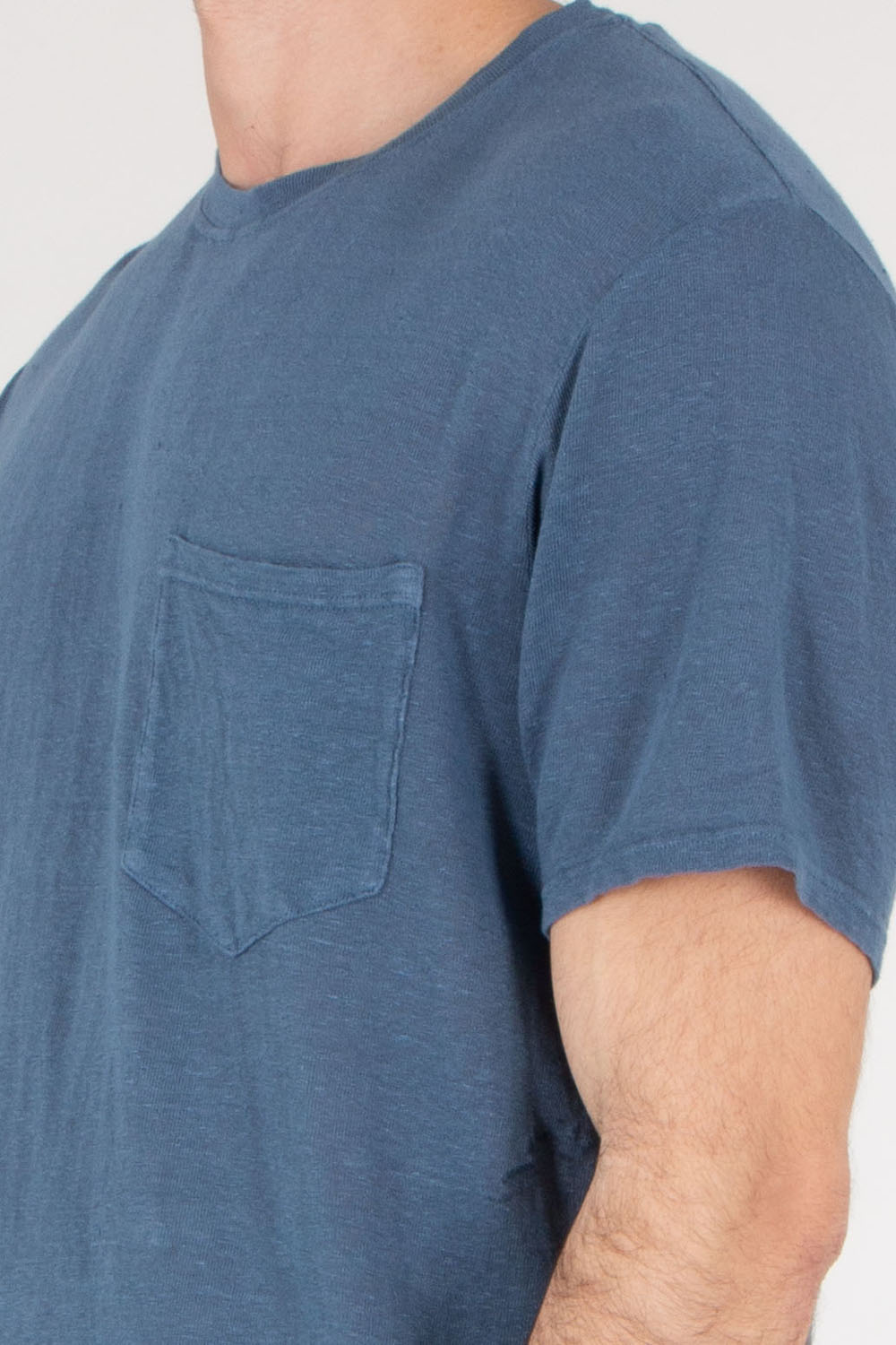 BOWERY NYC Regular Fit Linen Jersey T-Shirt Essential