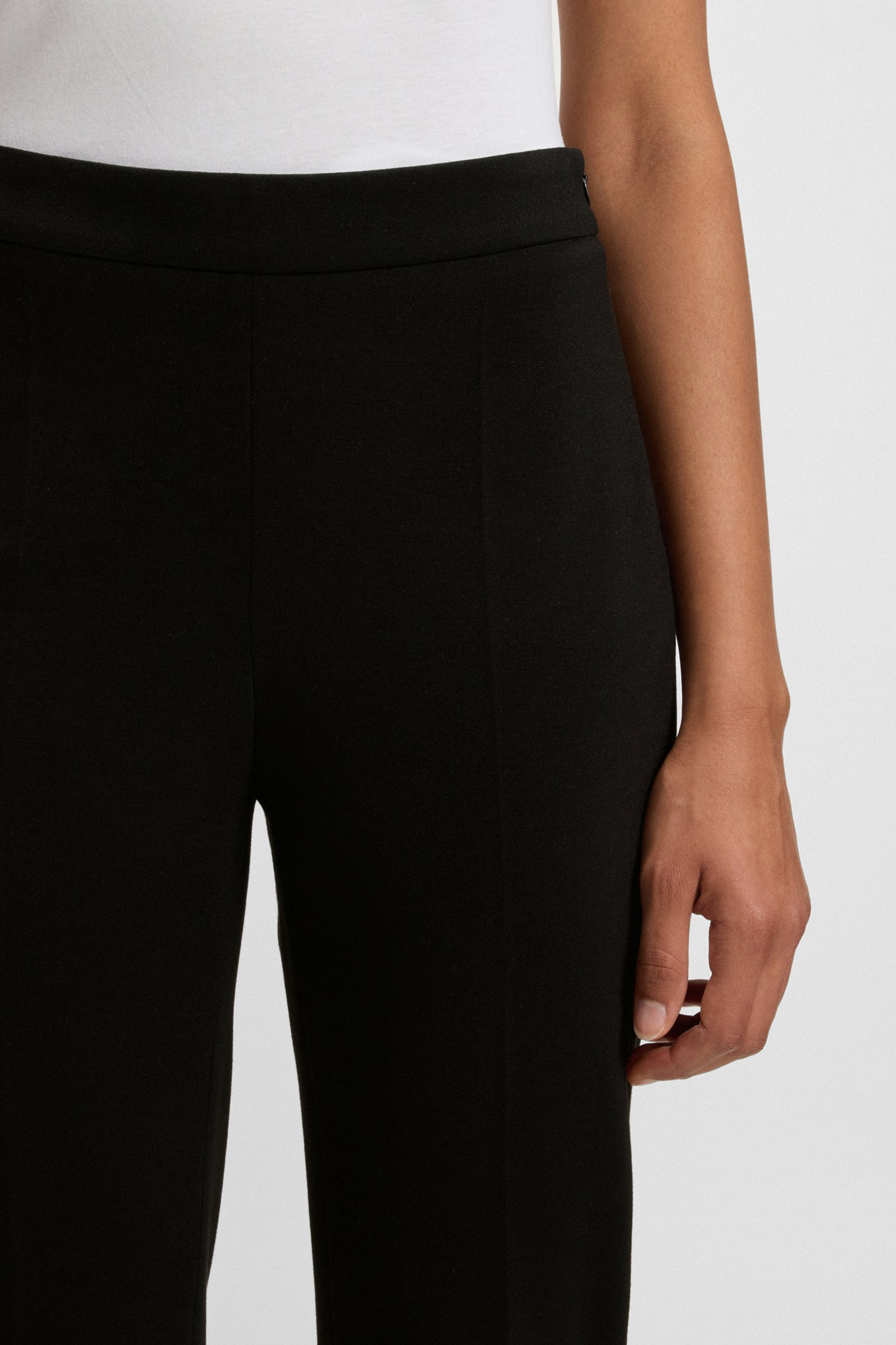 BOSS Regular Tapered Fit Viscose Blend Stretch Pants Tilunara Hosen, Erwachsener, Weiblich, Person, Frau