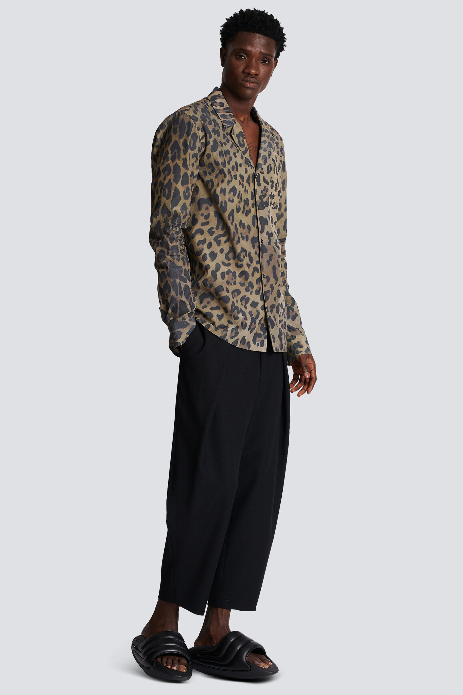 BALMAIN Leopard Print Pyjama Shirt BALMAIN Leopard Print Pyjama Shirt