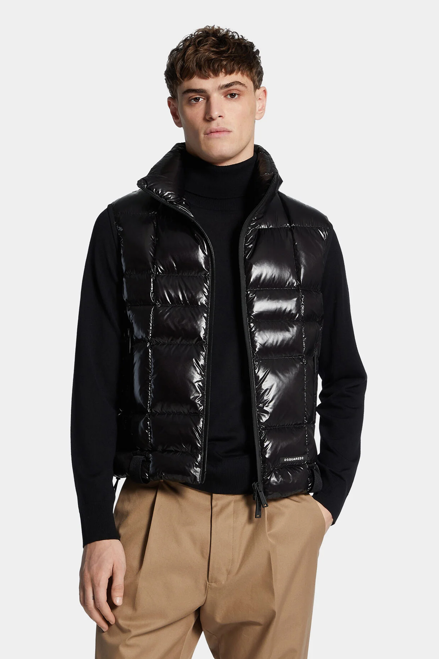 DSQUARED2 Regular Fit Nylon 3D Down Vest