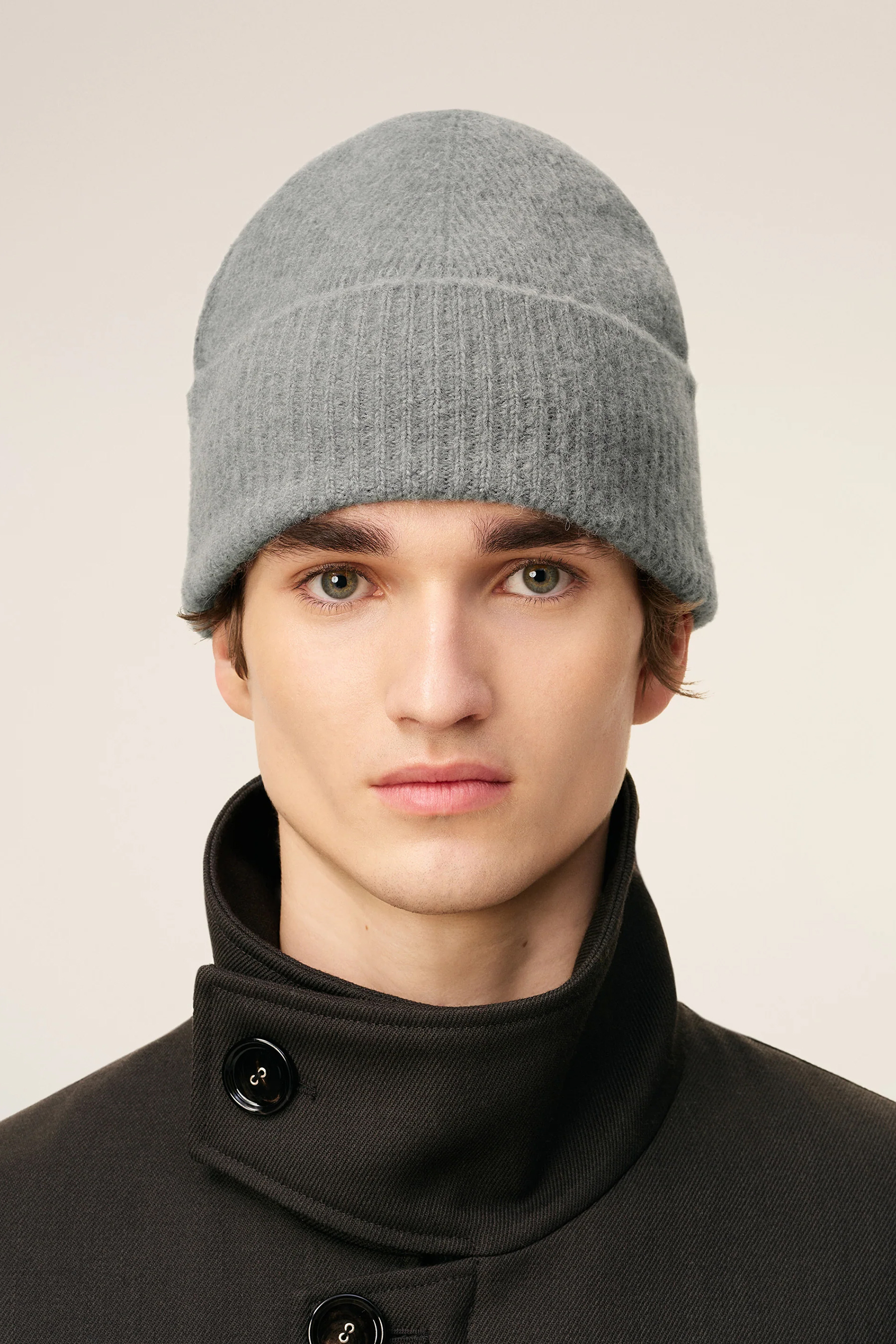 AMI PARIS Ami De Coeur Alpaca Blend Beanie Mütze, Kleidung, Hut, Person