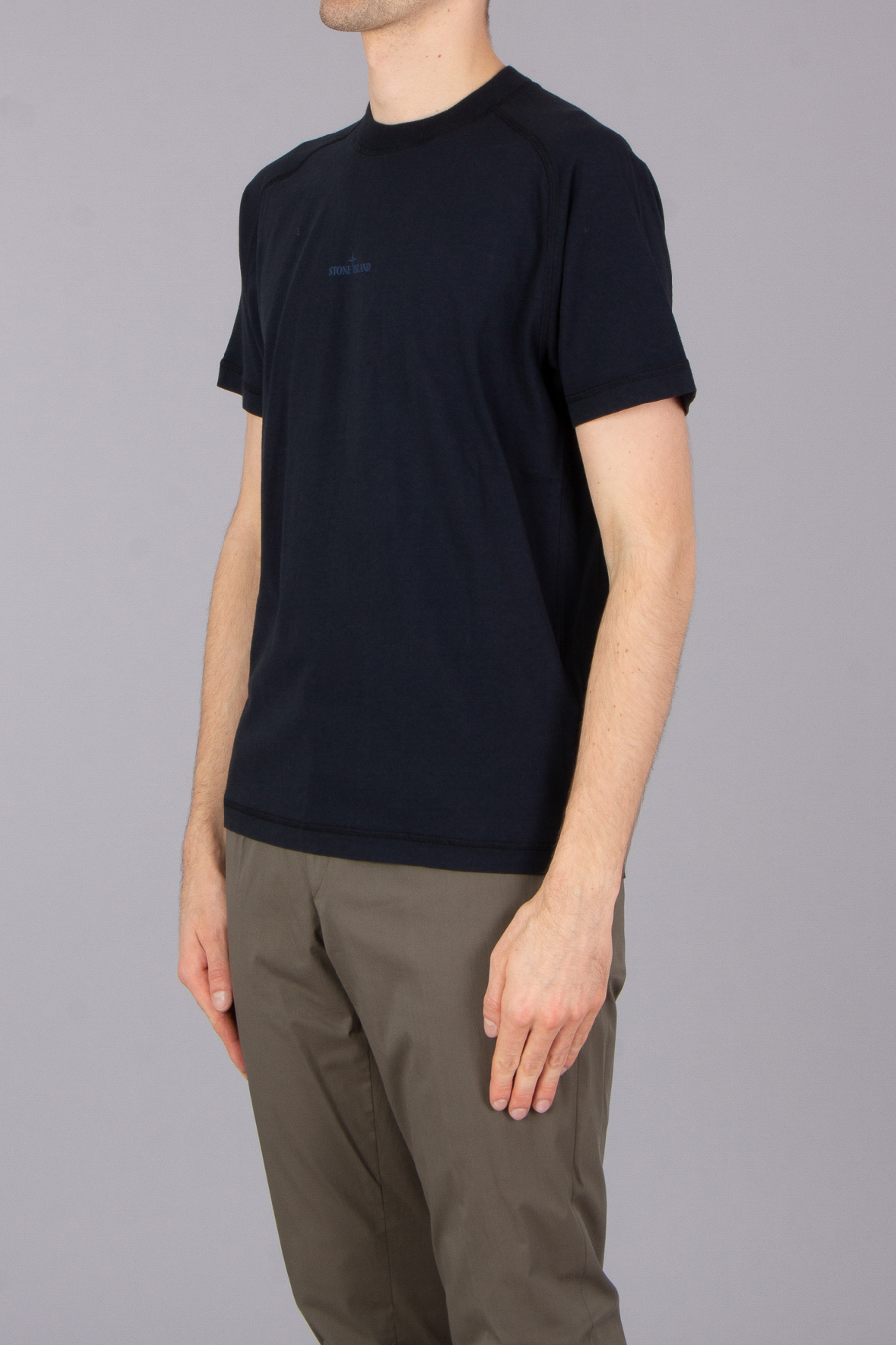 STONE ISLAND Institutional One Print Organic Cotton Jersey T-Shirt STONE ISLAND Institutional One Print Organic Cotton Jersey T-Shirt